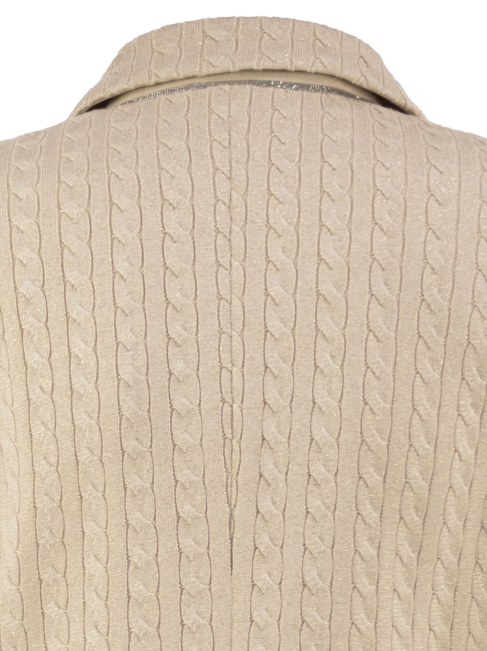 Brunello Cucinelli Double-Breasted Cable-Jacquard Blazer Wi