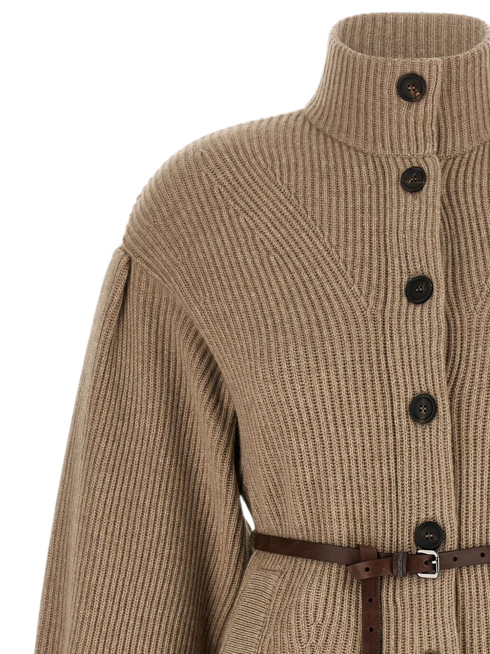 Brunello Cucinelli English Ribbed Cardigan