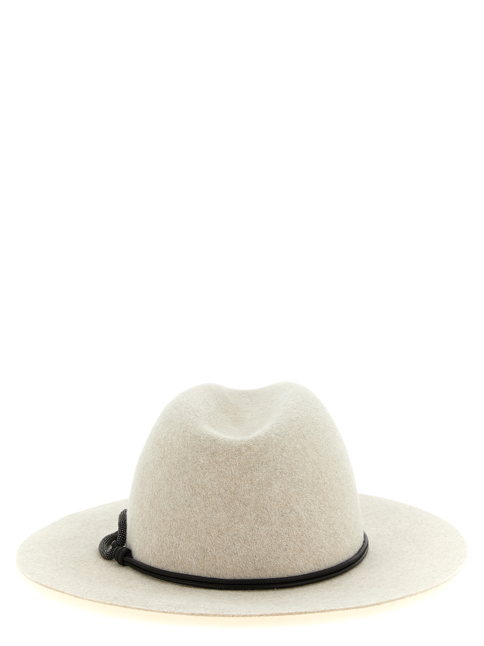 Brunello Cucinelli 'Fedora' Hat With Wide Brim And Cord