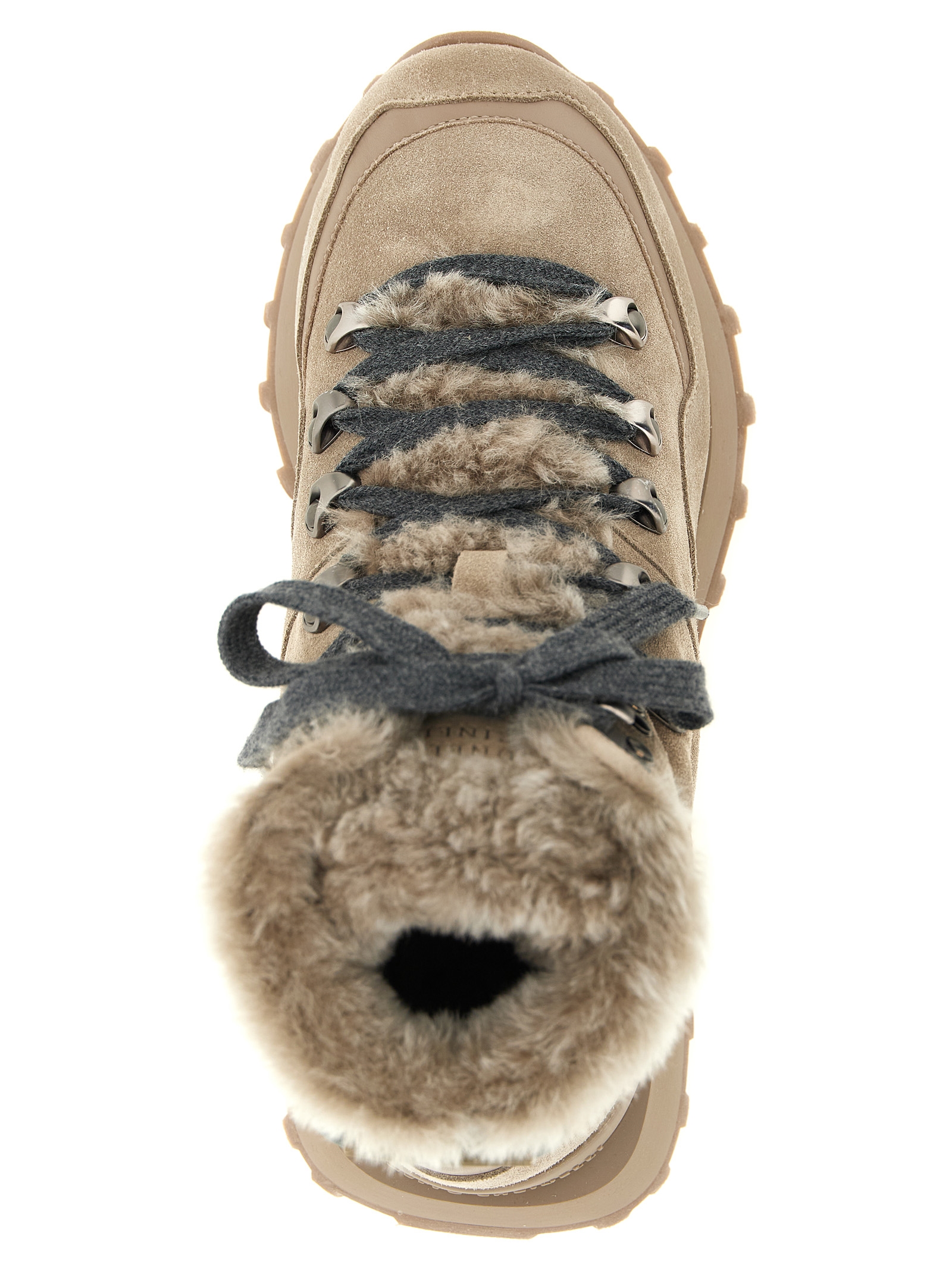 Brunello Cucinelli Lace-Up Ankle Boots With Hooks