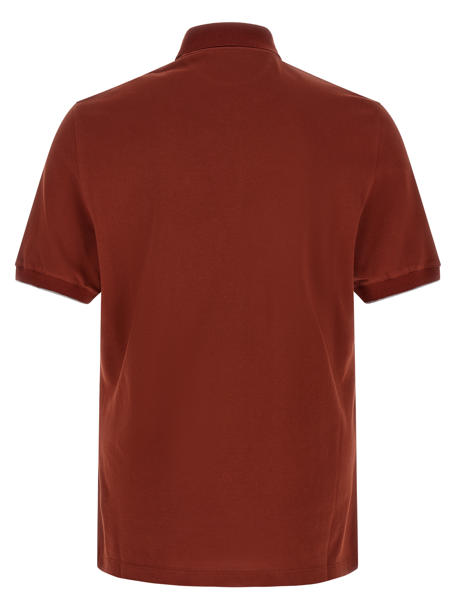 Brunello Cucinelli Logo Embroidery Polo Shirt