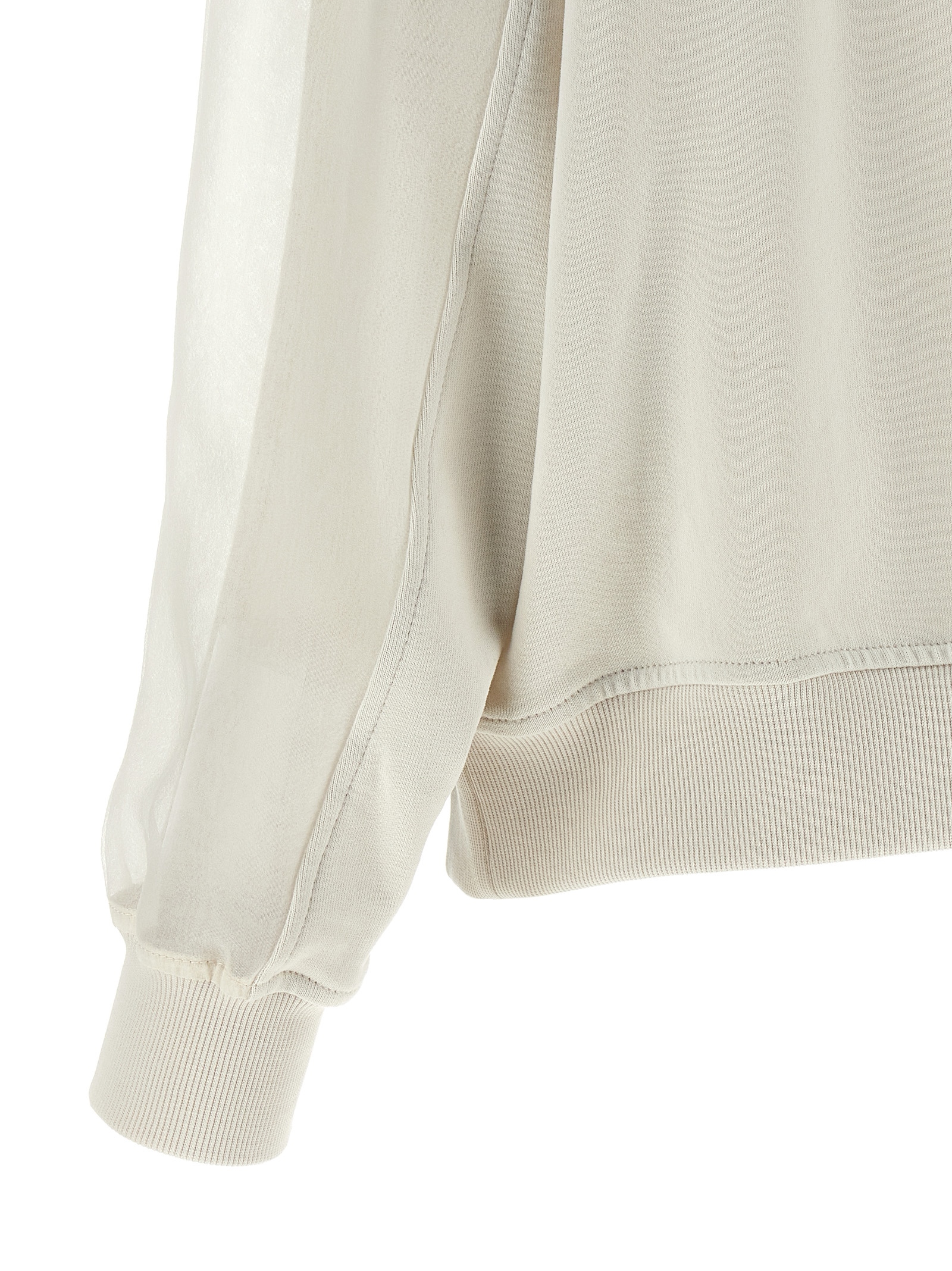 Brunello Cucinelli Organza And 'Monile' Sweatshirt