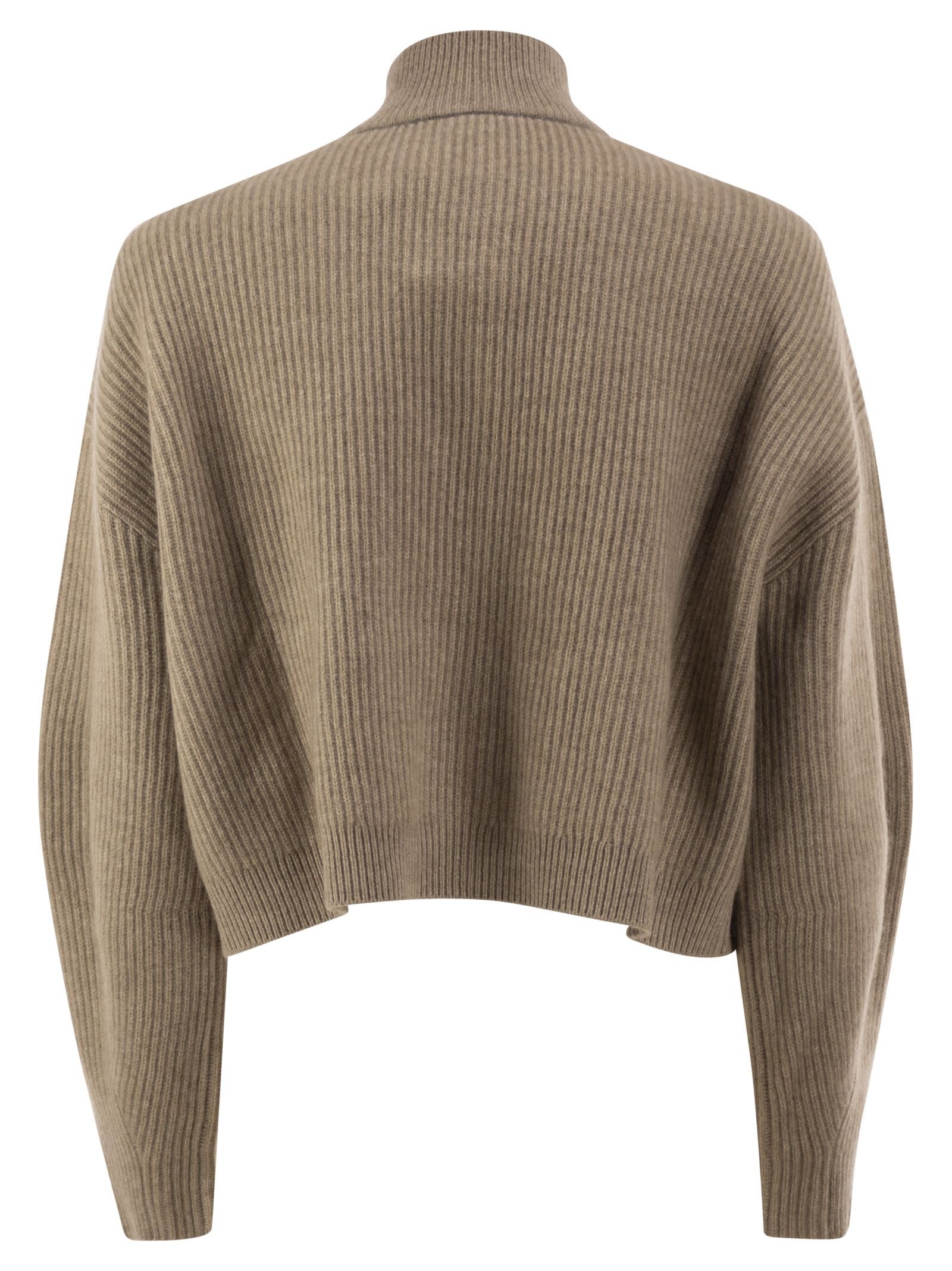 Brunello Cucinelli Pure Cashmere English Rib Cardigan