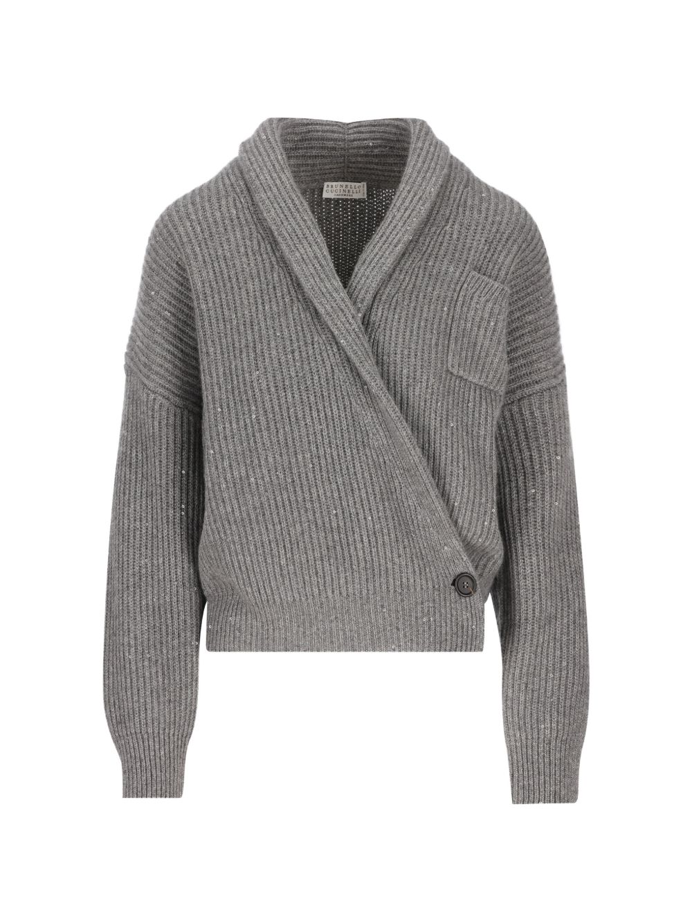 Brunello Cucinelli Sequin Wrap Cardigan