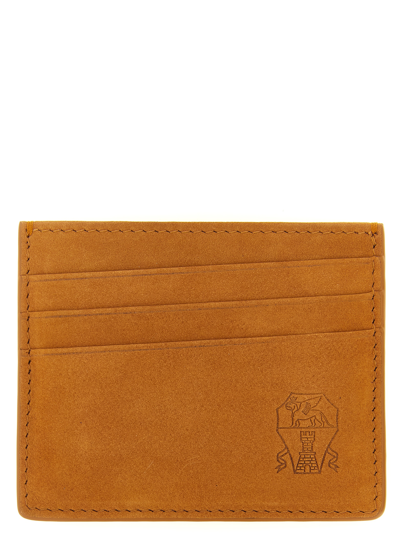 Brunello Cucinelli Suede Card Holder