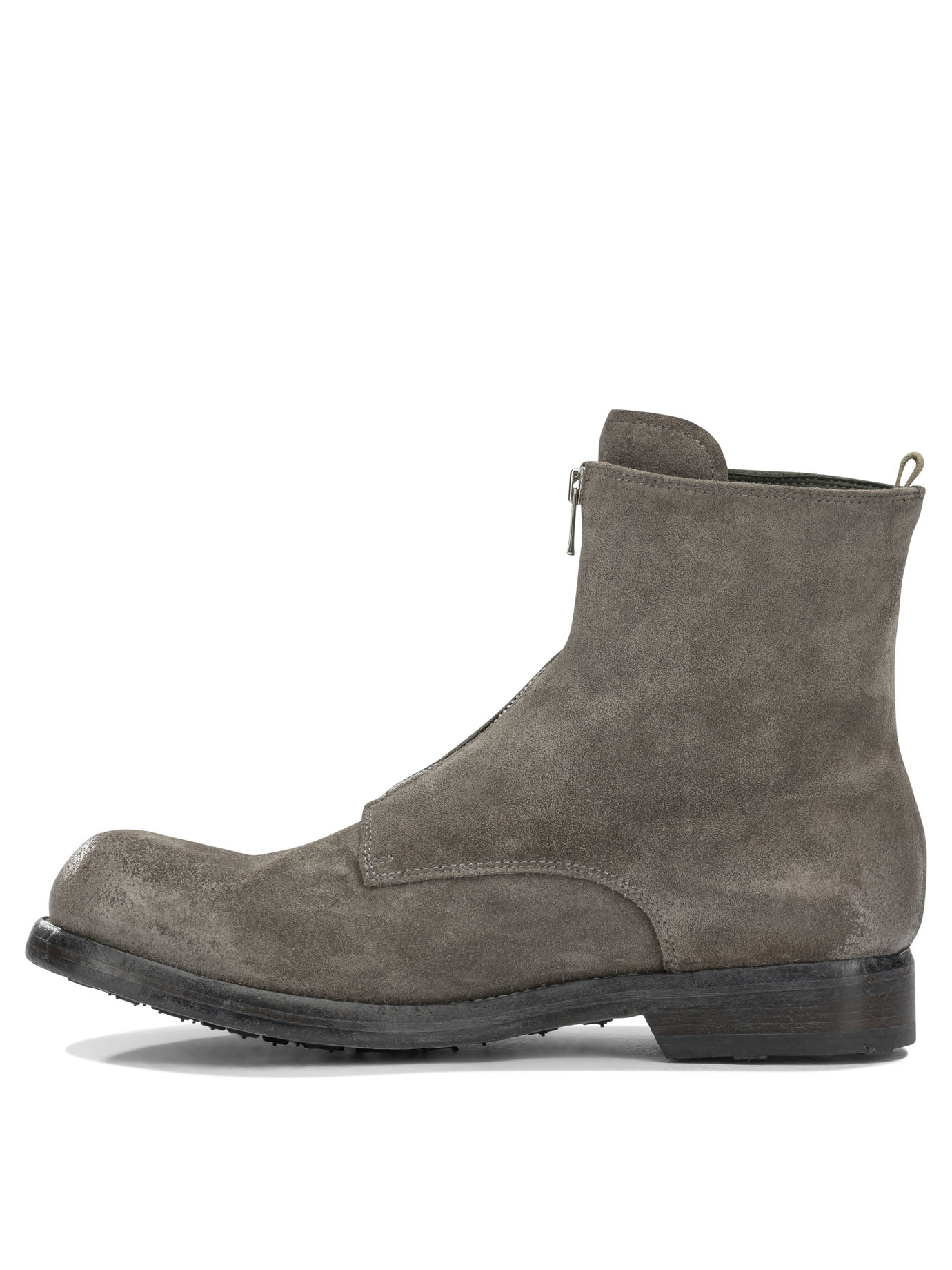 Officine Creative "Bulla Dd Lug 114" Ankle Boots With Zipp