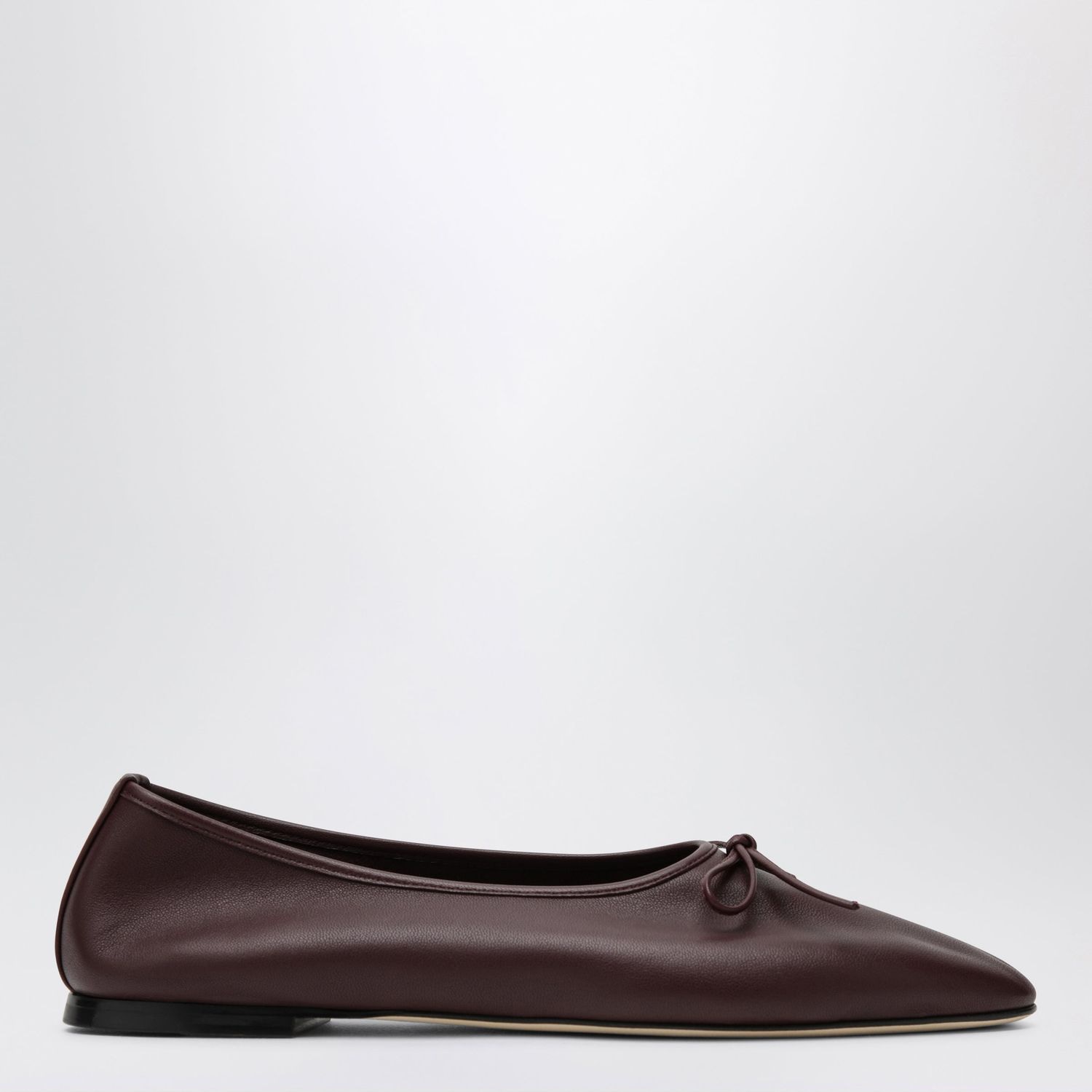 Dear Frances Burgundy Leather Gala Ballet Flats
