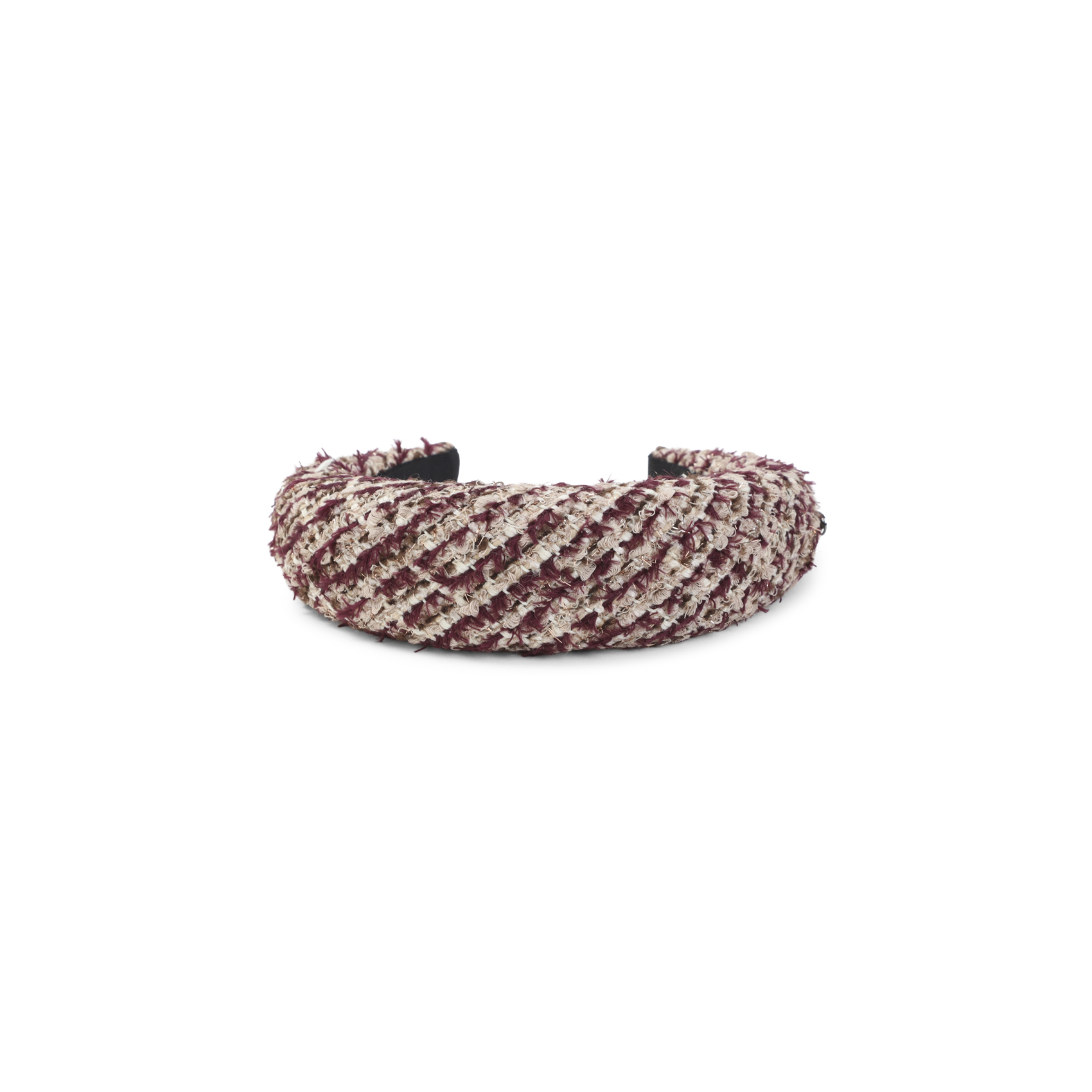 Maison Michel Burgundy Miwa Headband