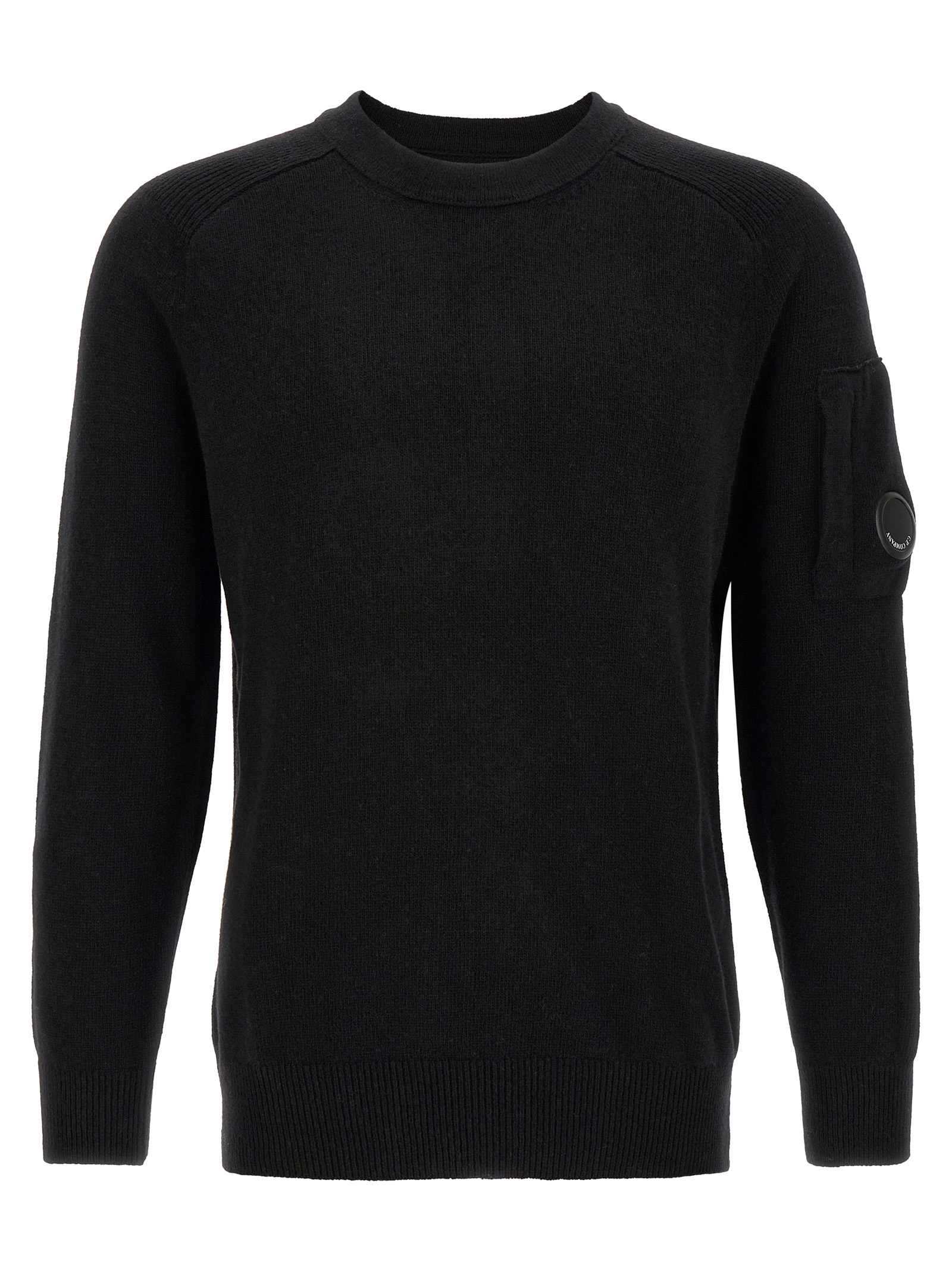 C.P. Company 'Lambswool Grs' Sweater With Lens Detail