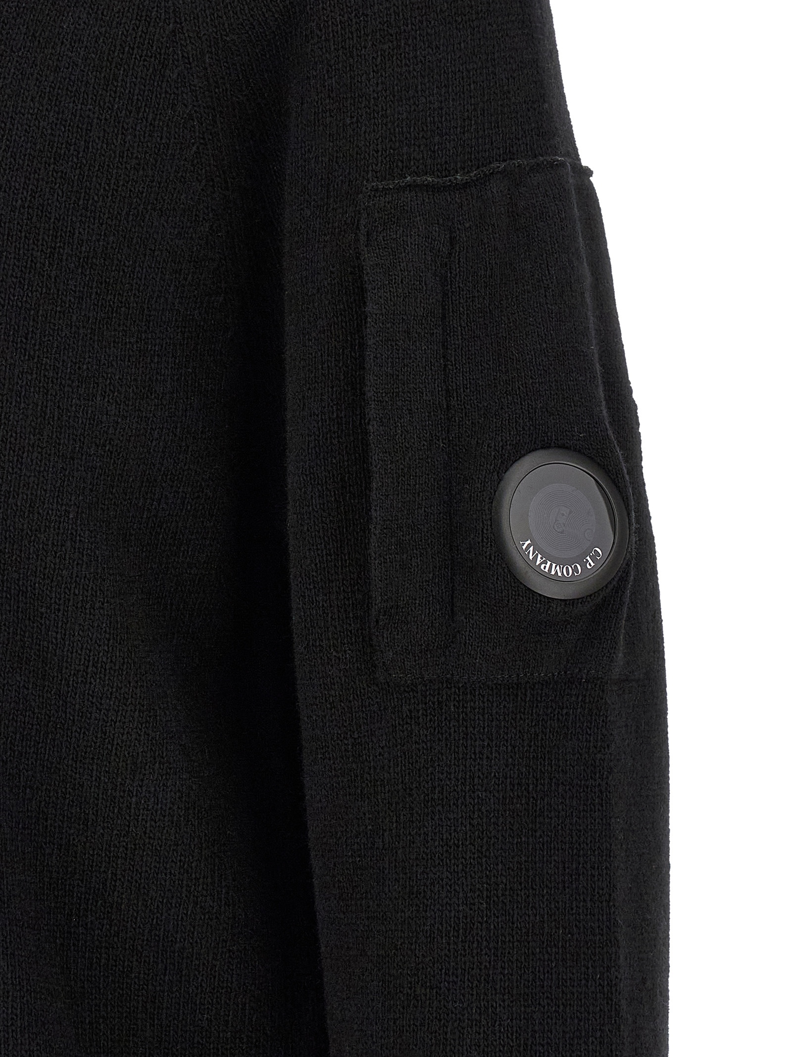 C.P. Company 'Lambswool Grs' Sweater With Lens Detail