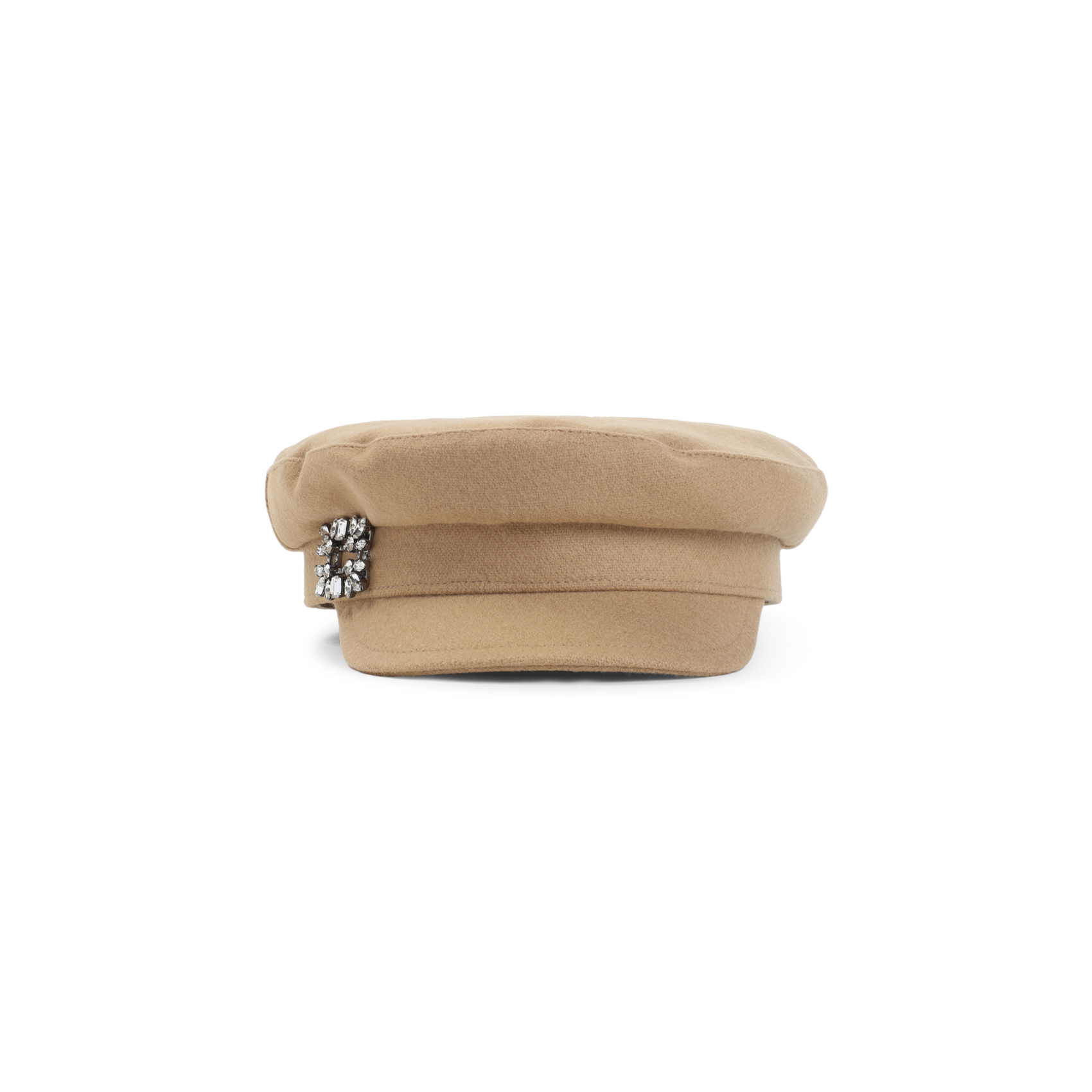 Roger Vivier Camello Broche Sailor Wool Hat