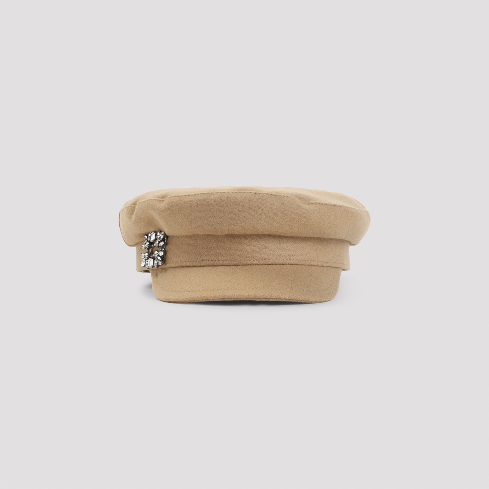 Roger Vivier Camello Broche Sailor Wool Hat