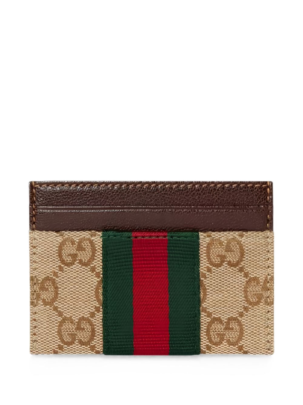 Gucci Canvas Striped Bifold Wallet