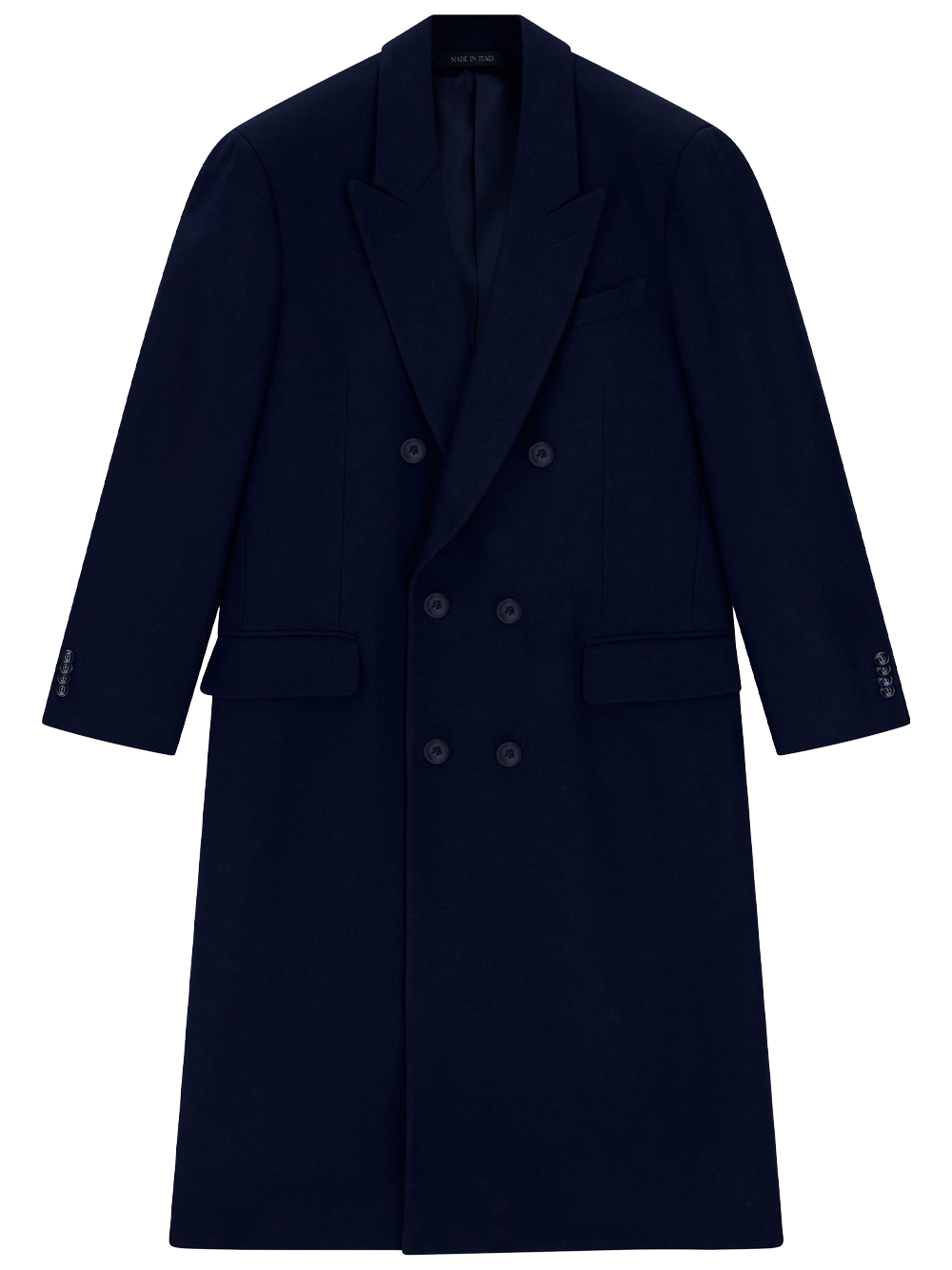 Giorgio Armani Cappotto In Lana Vergine E Cashmere Con 