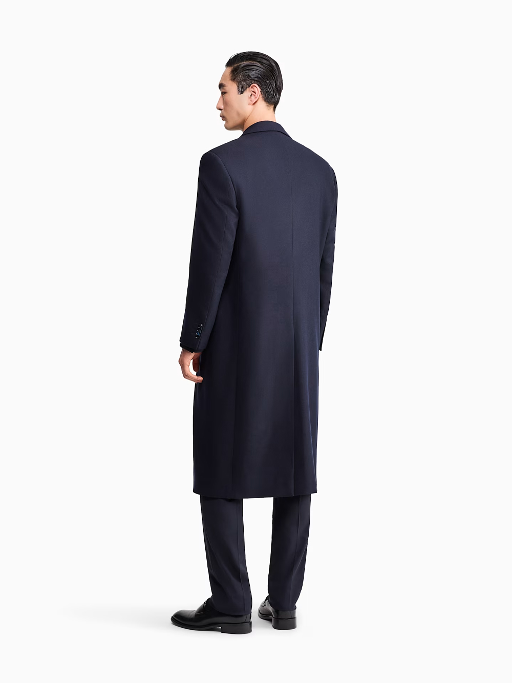 Giorgio Armani Cappotto In Lana Vergine E Cashmere Con 