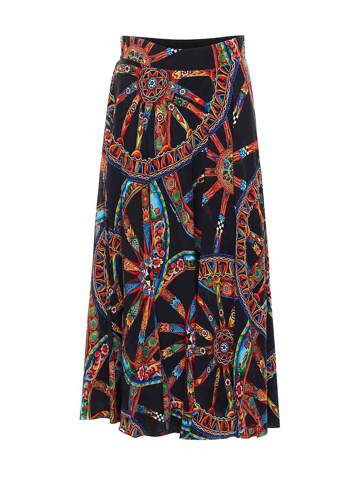 Dolce Gabbana Dolce & Gabbana Carretto Print Skirt