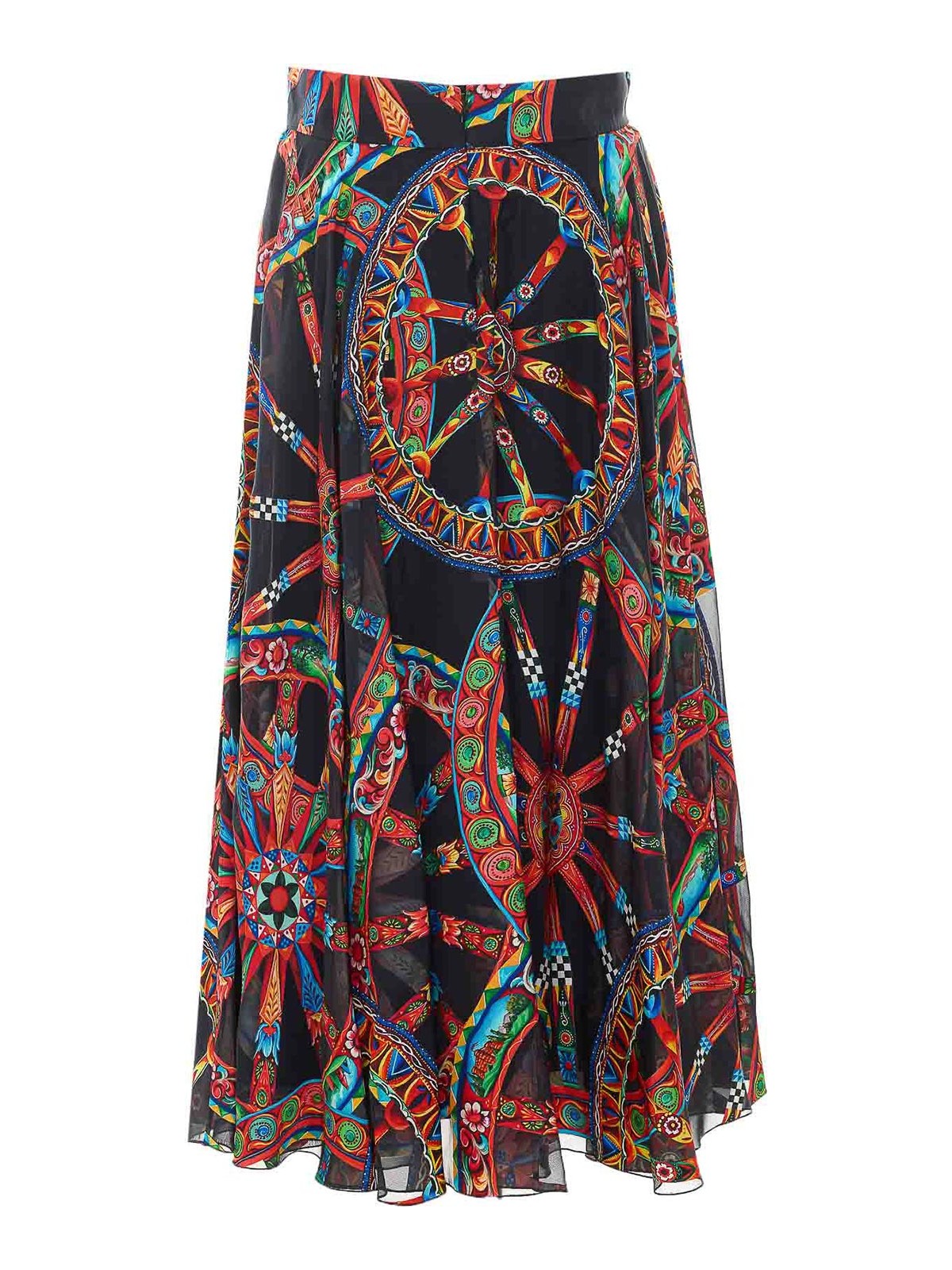 Dolce Gabbana Dolce & Gabbana Carretto Print Skirt