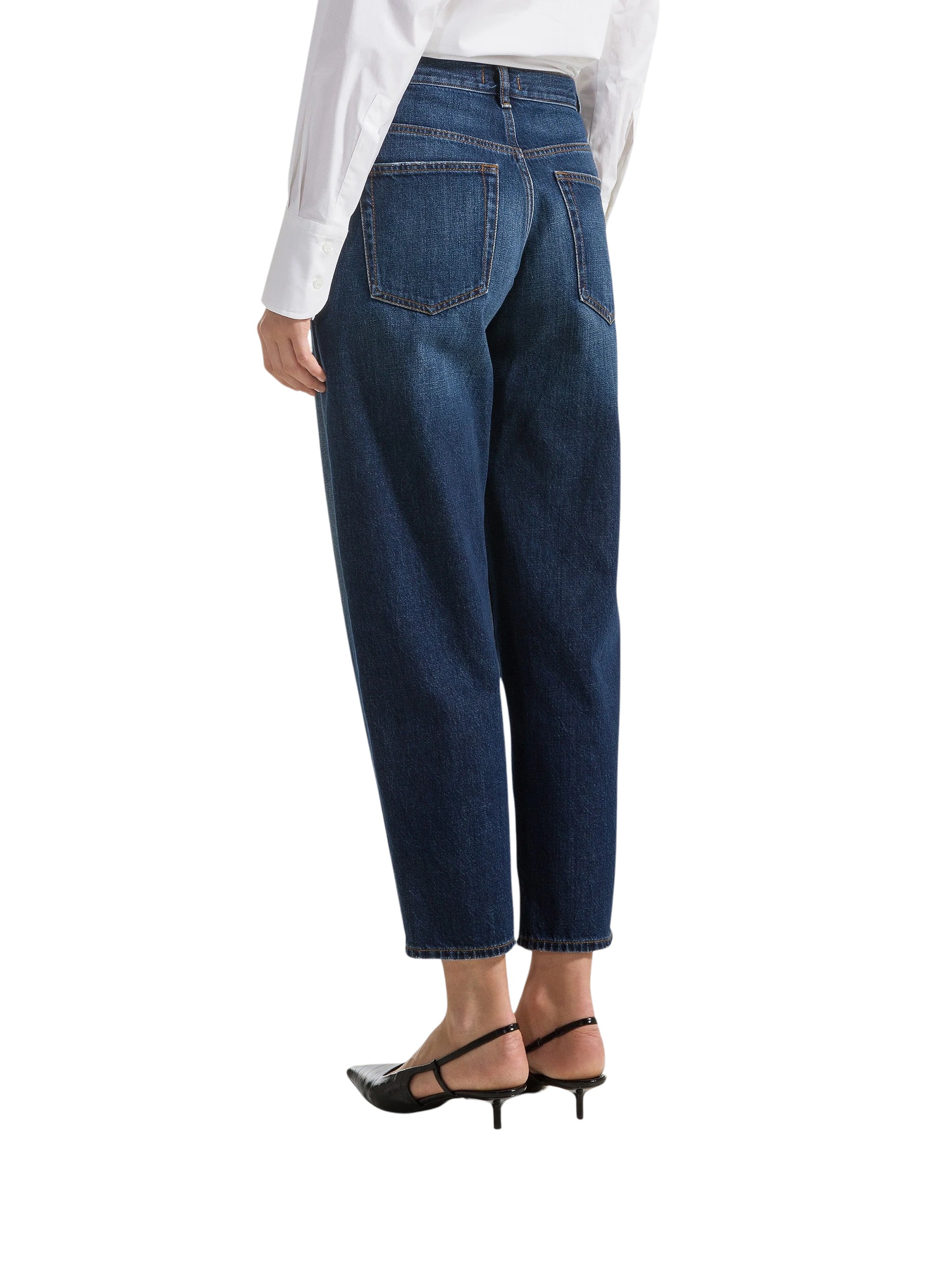 Seventy Venezia Carrot Fit Jeans In Rigid Denim