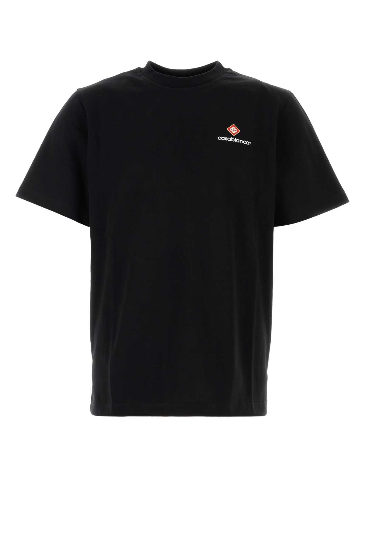 Casablanca Black Jersey Core Logo