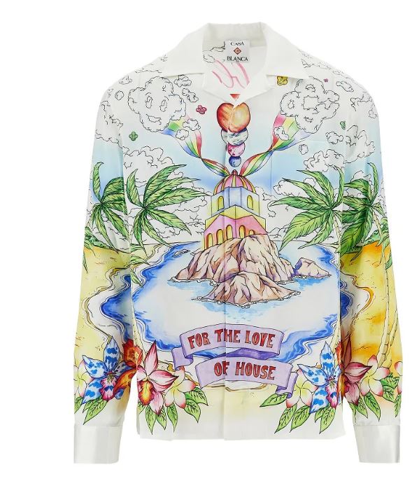 Casablanca Multicolor Silk Shirt