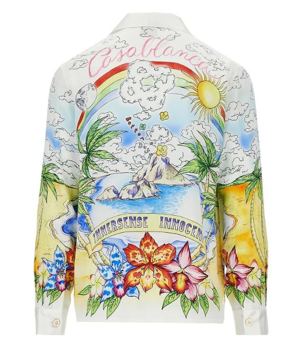Casablanca Multicolor Silk Shirt