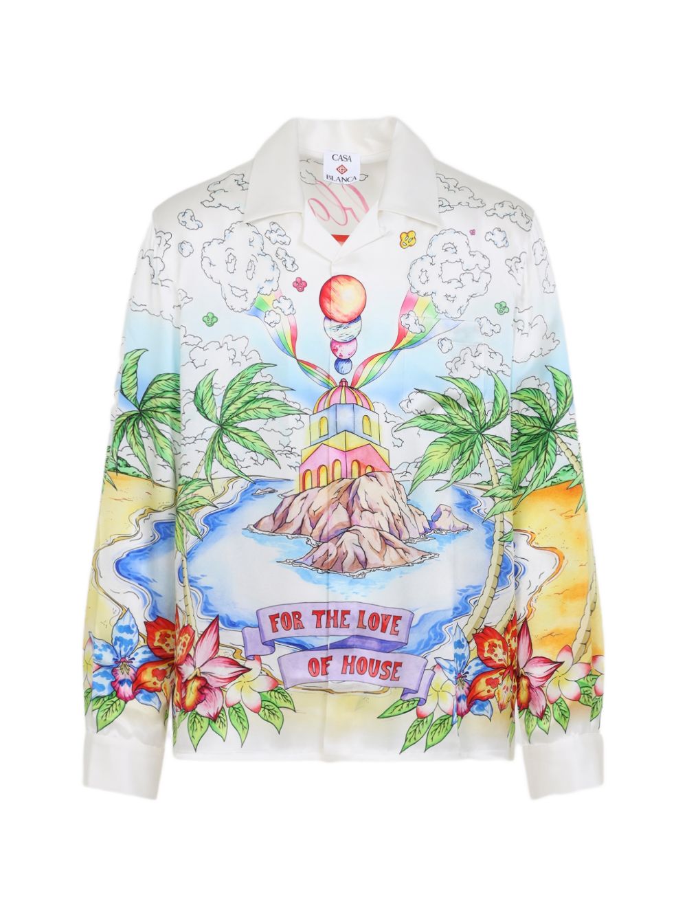 Casablanca Multicolor Silk Shirt