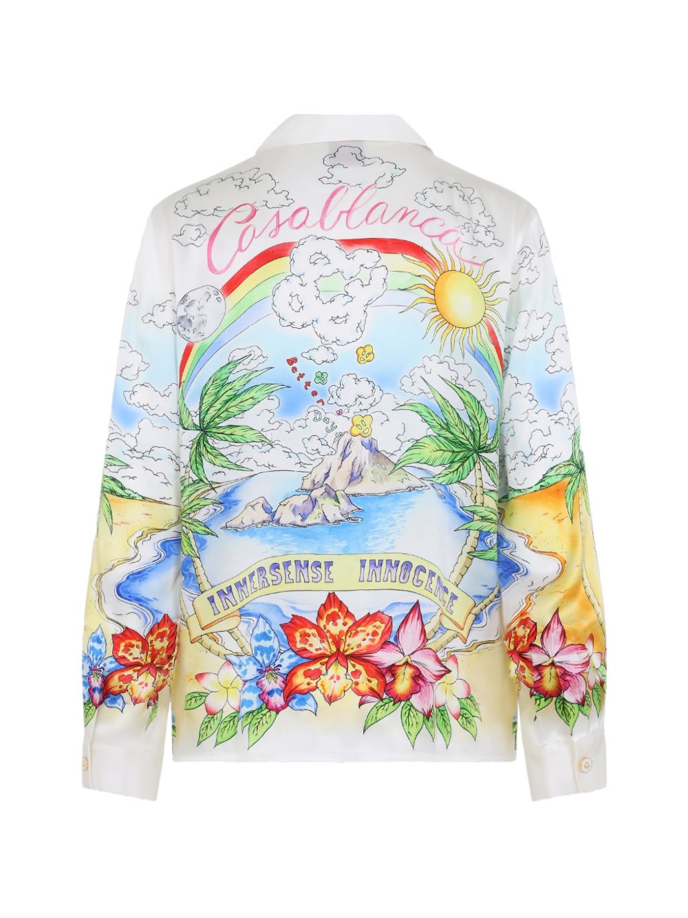 Casablanca Multicolor Silk Shirt