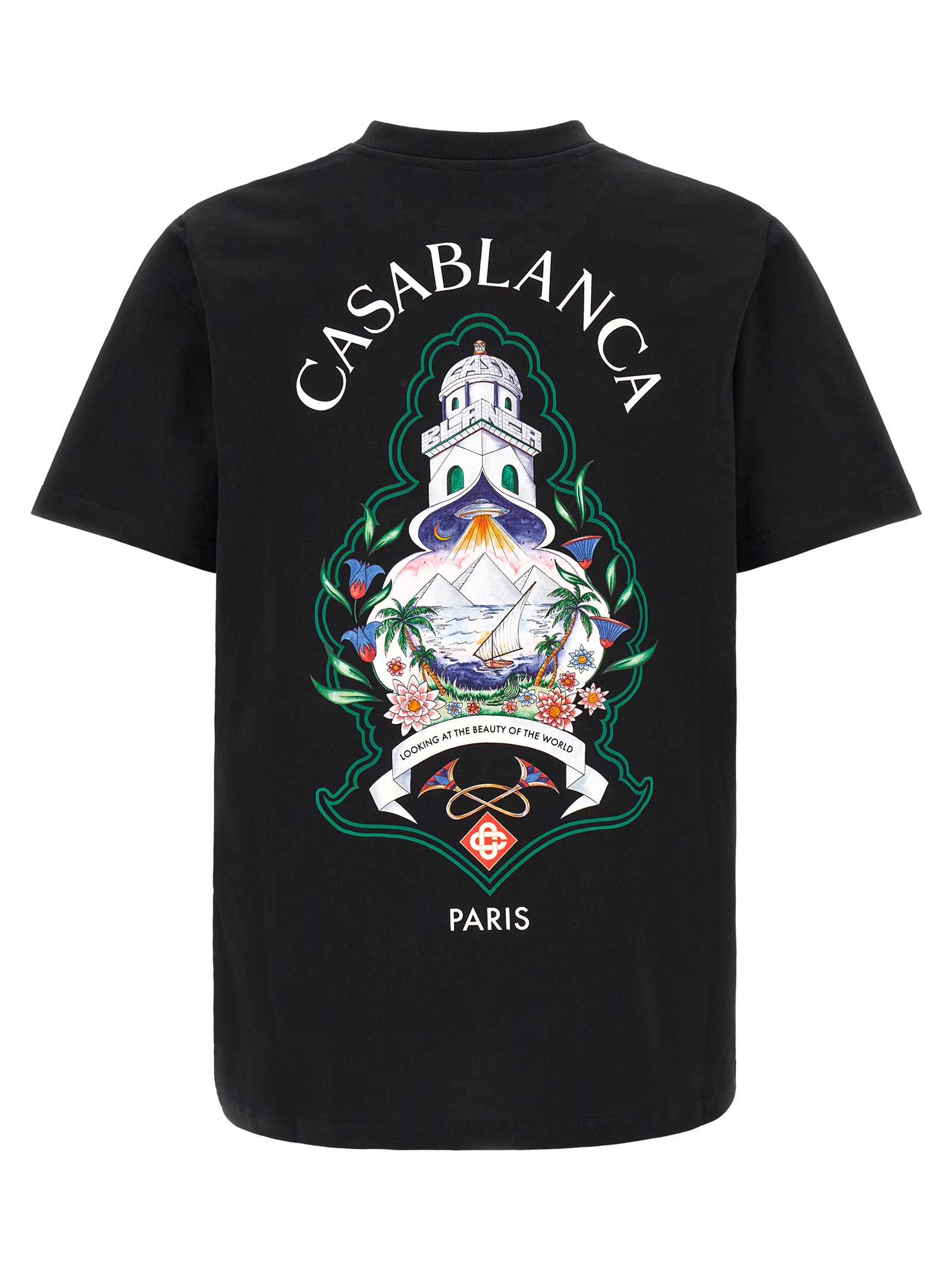 Casablanca T-Shirt With 'Hotel Emblem' Print