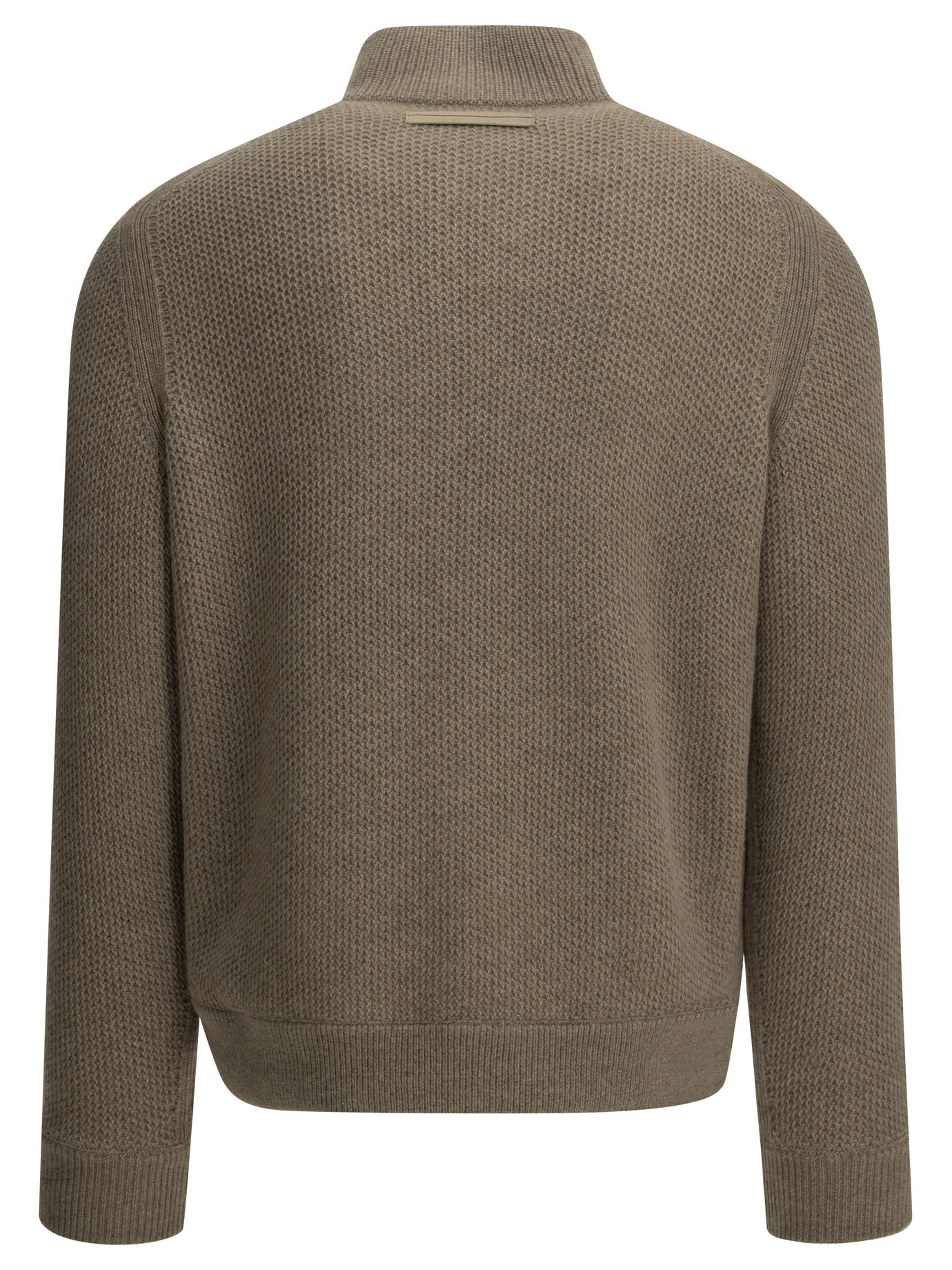 Zegna Cashmere And Suede Overshirt Jacket