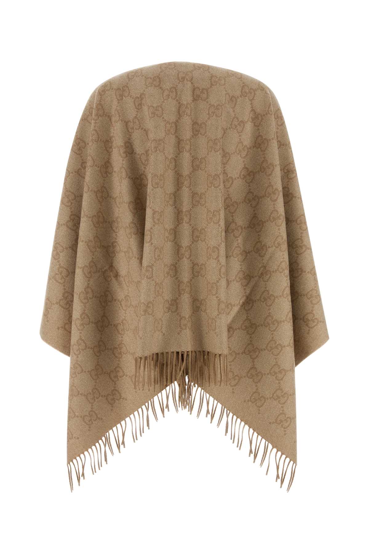 Gucci Cashmere Cape Gg