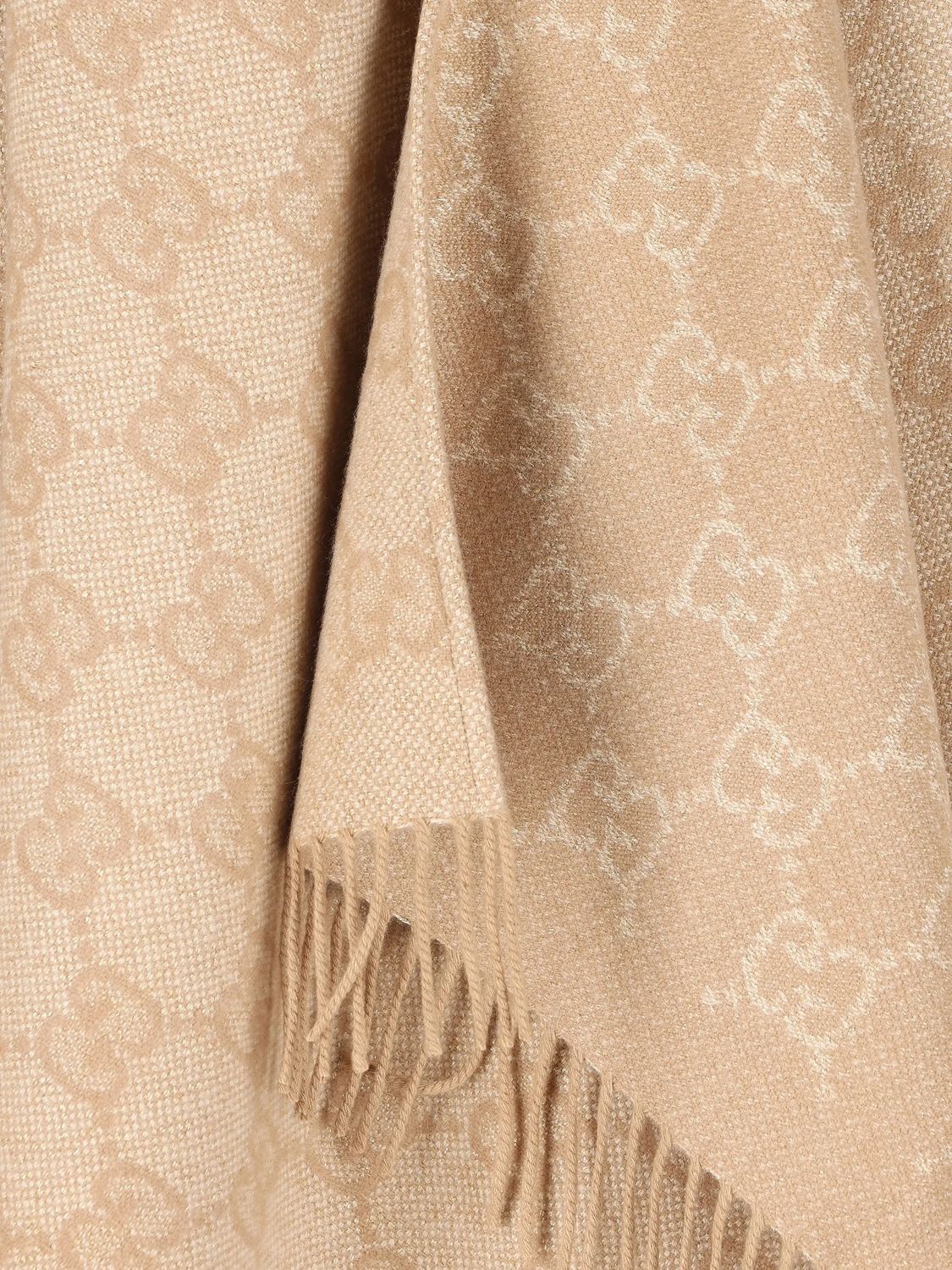 Gucci Cashmere Cape Gg