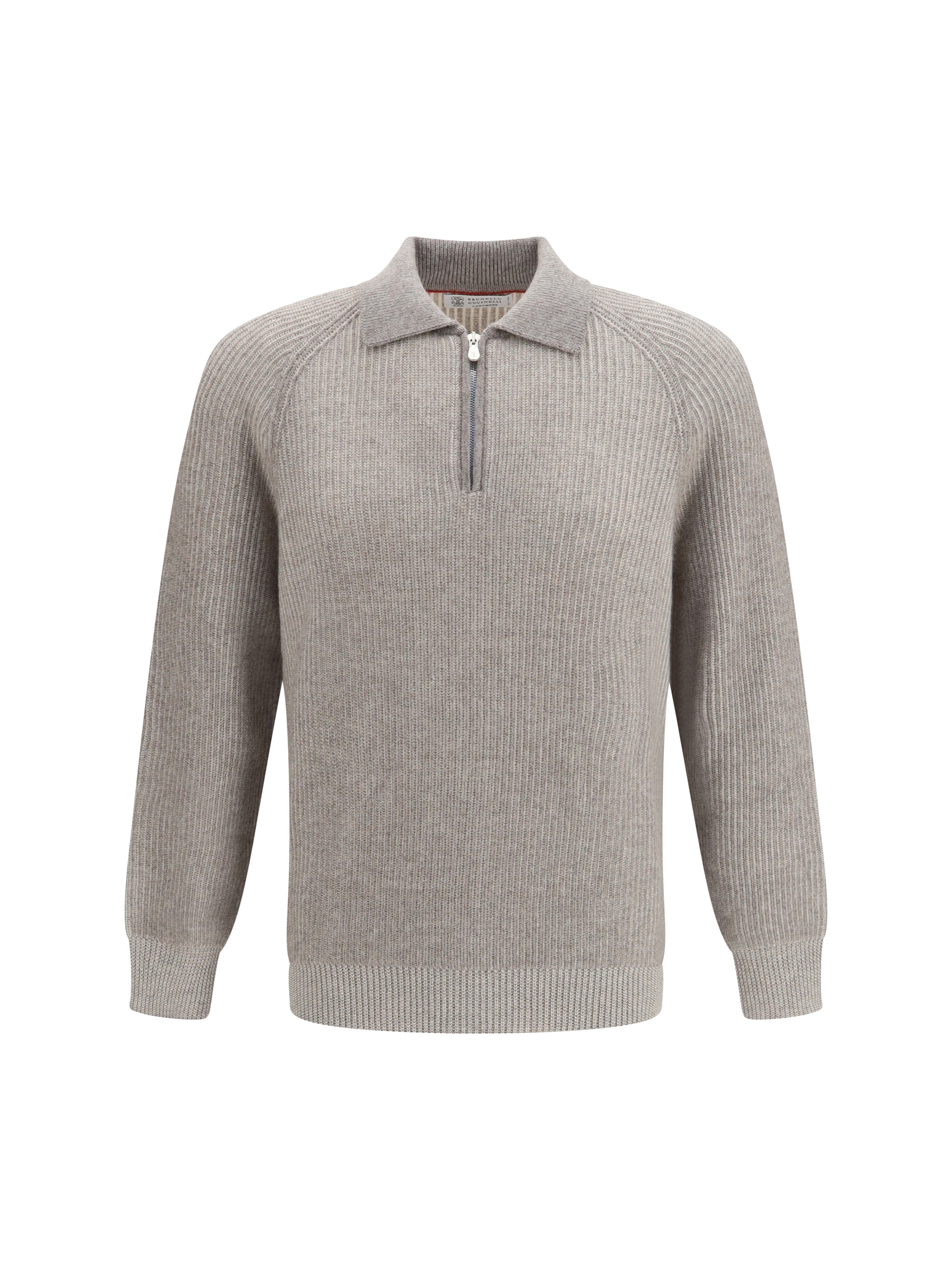 Brunello Cucinelli Cashmere Knit Polo Sweater
