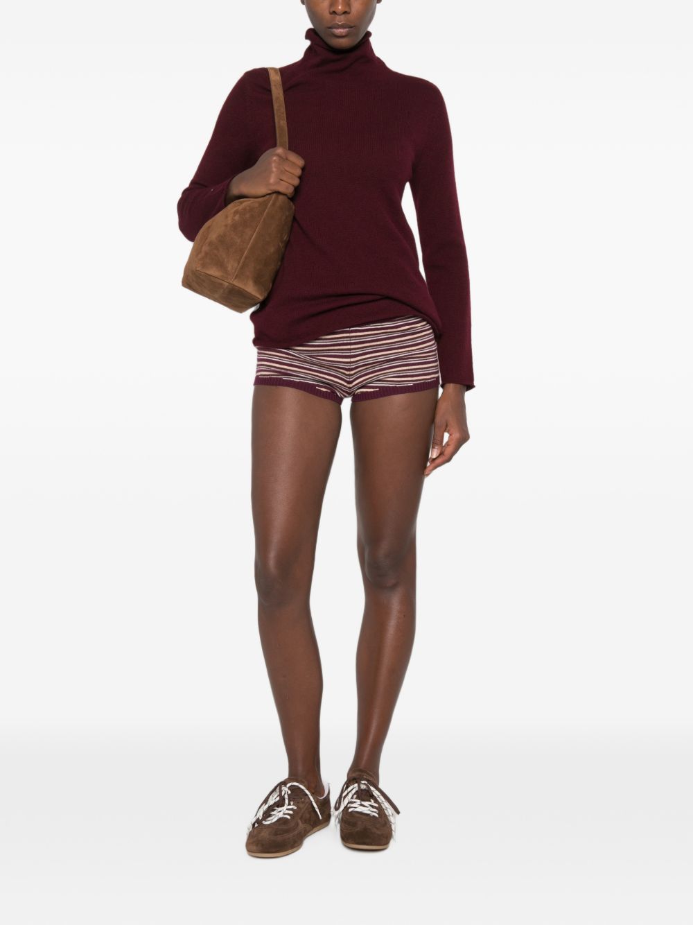 Beyou Cashmere Turtle-Neck Sweater
