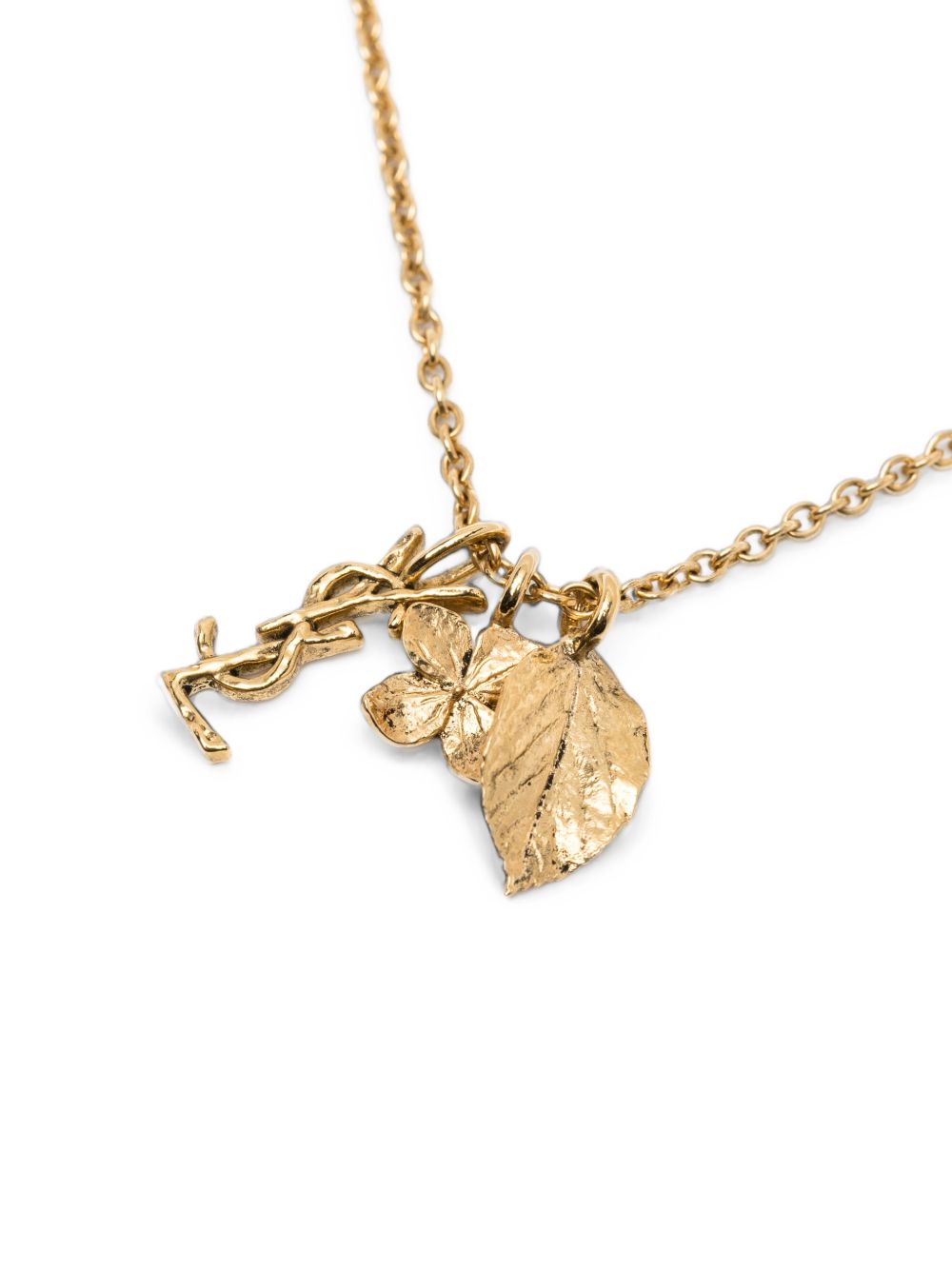 Saint Laurent Cassandre Flower Necklace