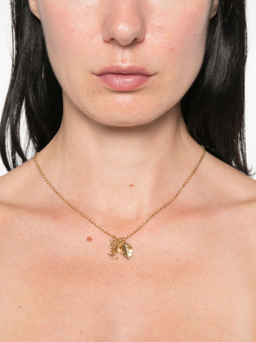 Saint Laurent Cassandre Flower Necklace