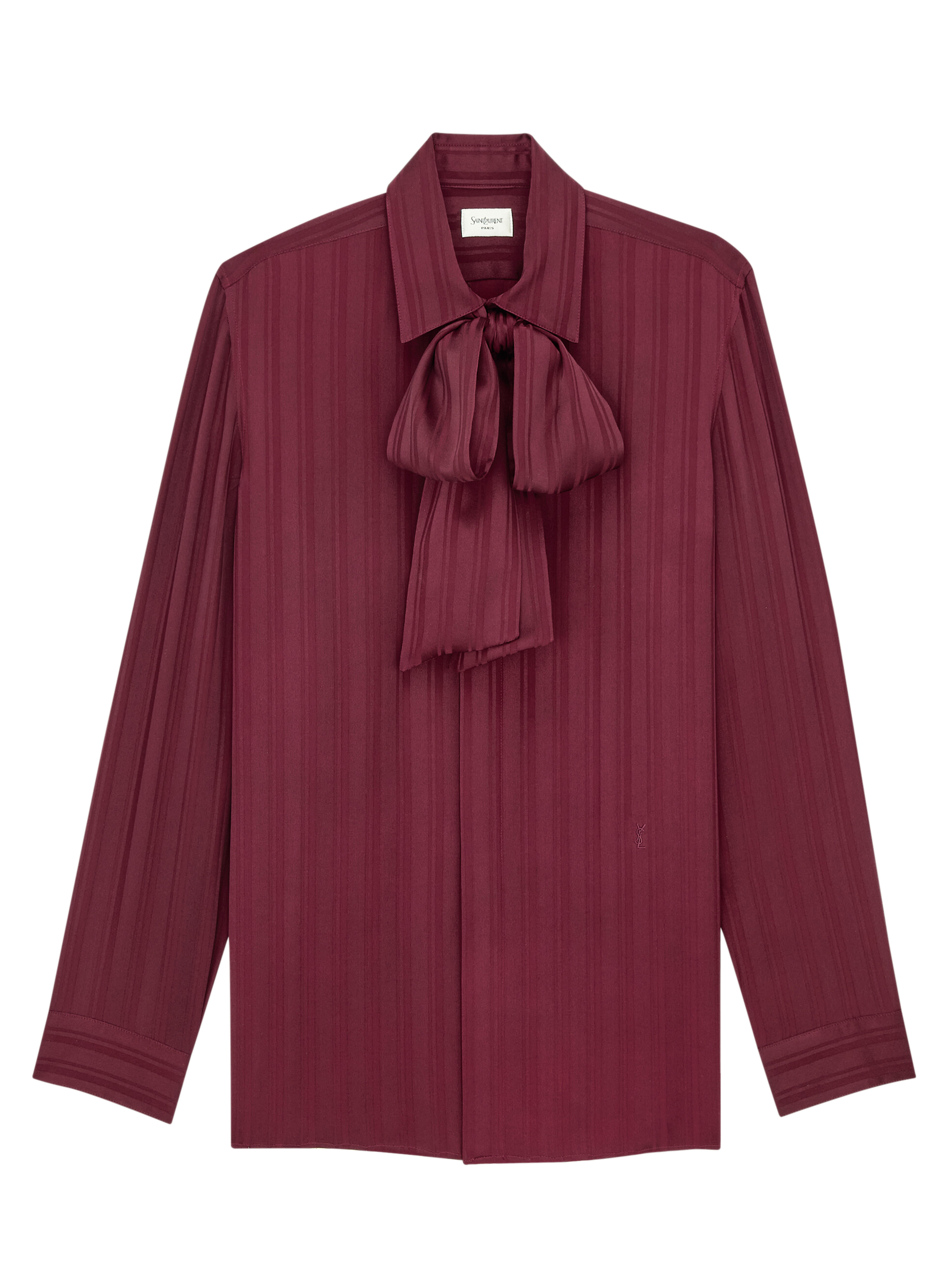 Saint Laurent Cassandre Lavallière Blouse