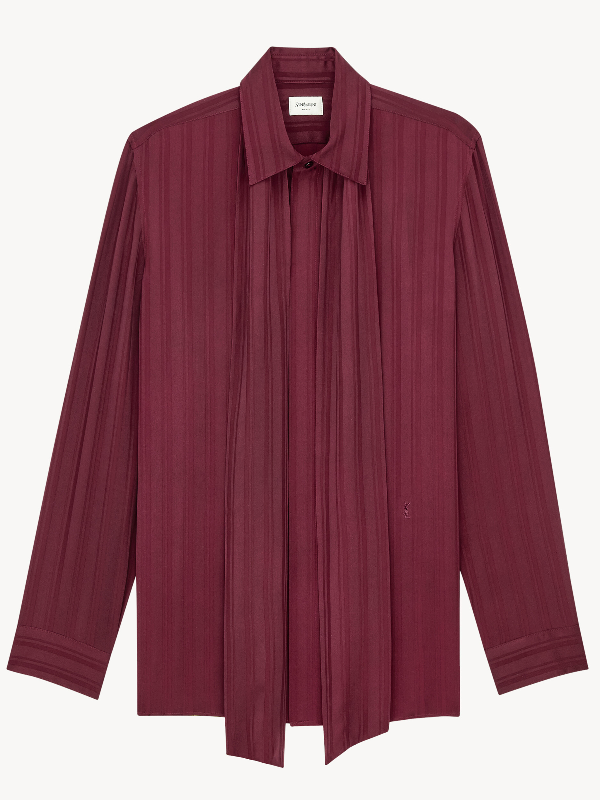 Saint Laurent Cassandre Lavallière Blouse