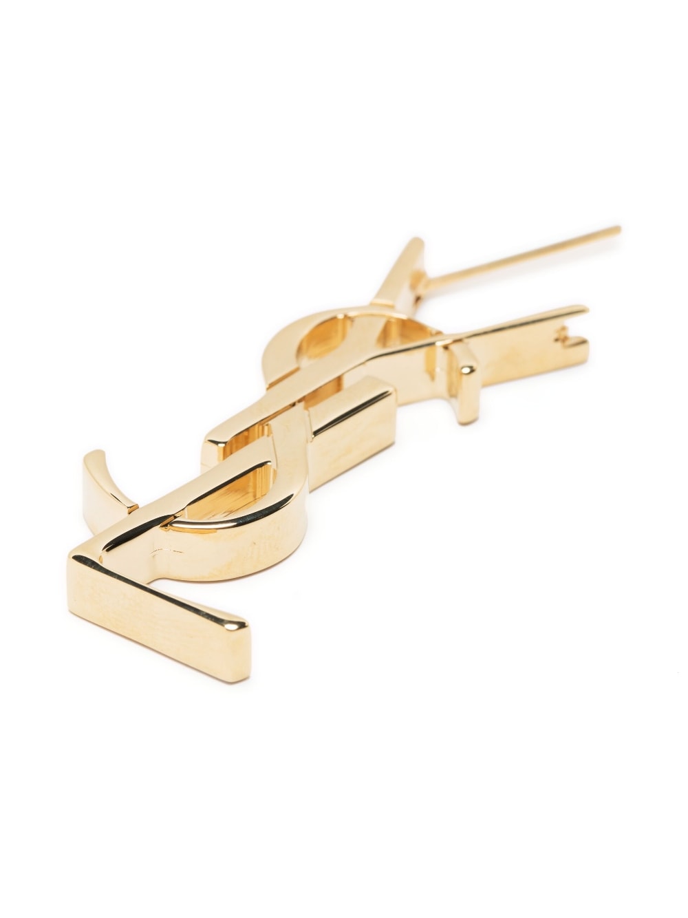 Saint Laurent Cassandre Single Earring In Metal