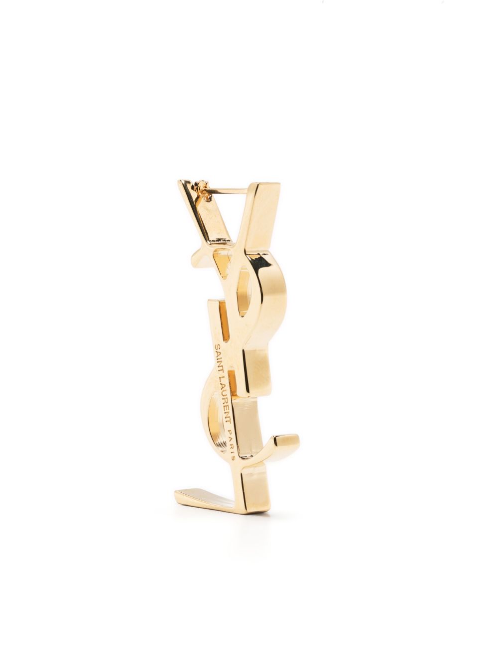 Saint Laurent Cassandre Single Earring In Metal