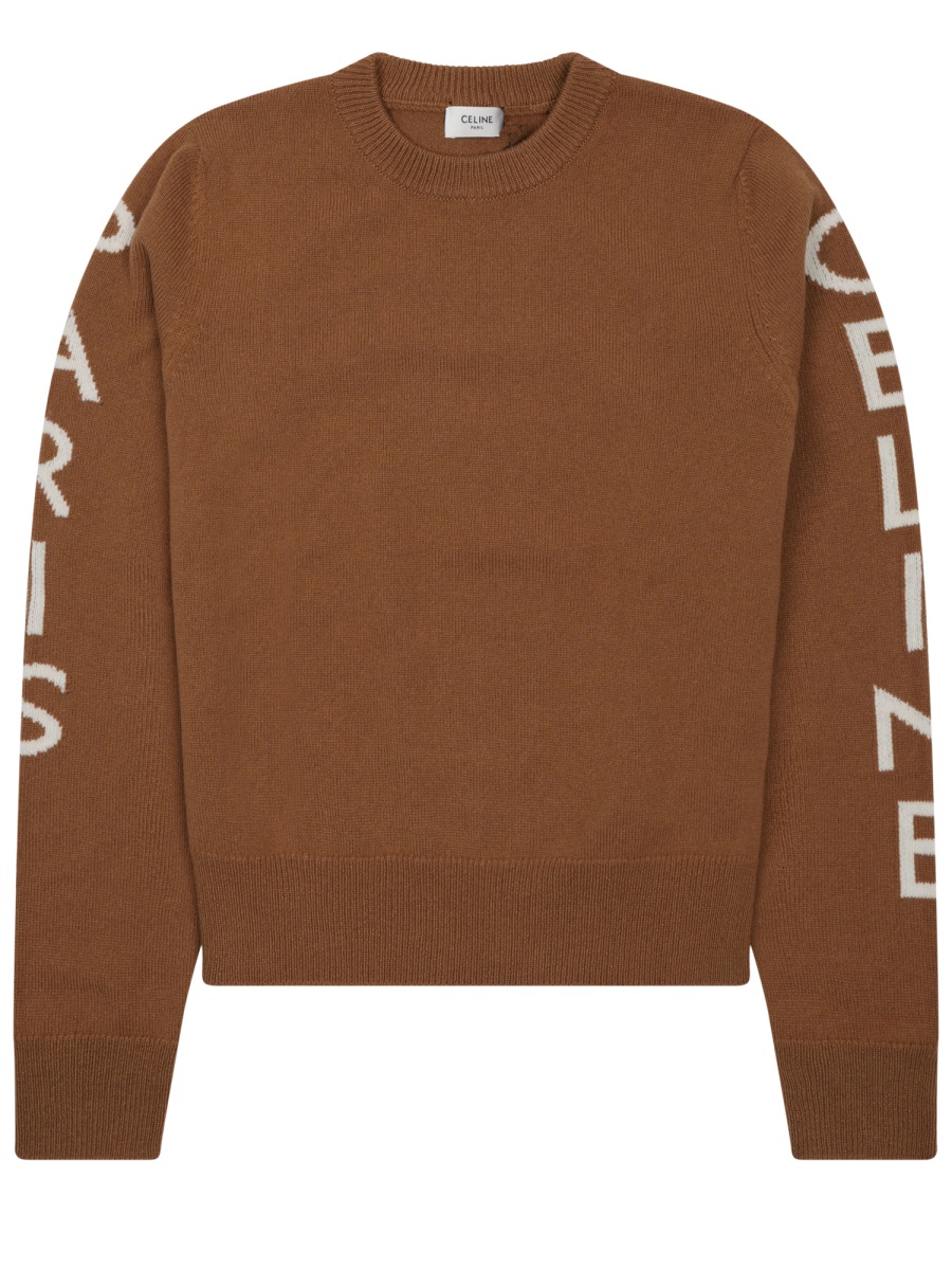 Celine Wool Logo Sweater