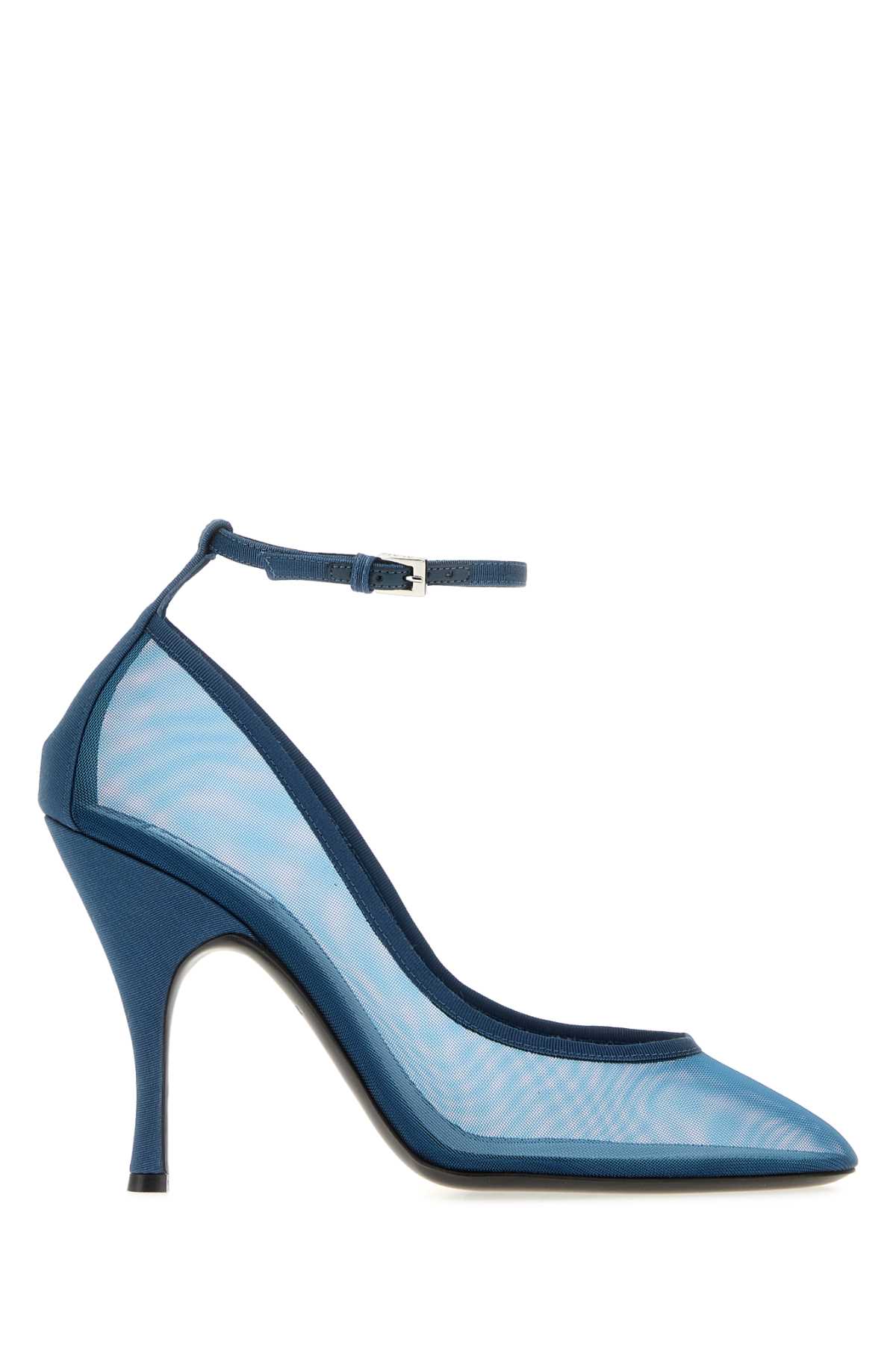 Alaïa Alaia Cerulean Blue Mesh Pumps
