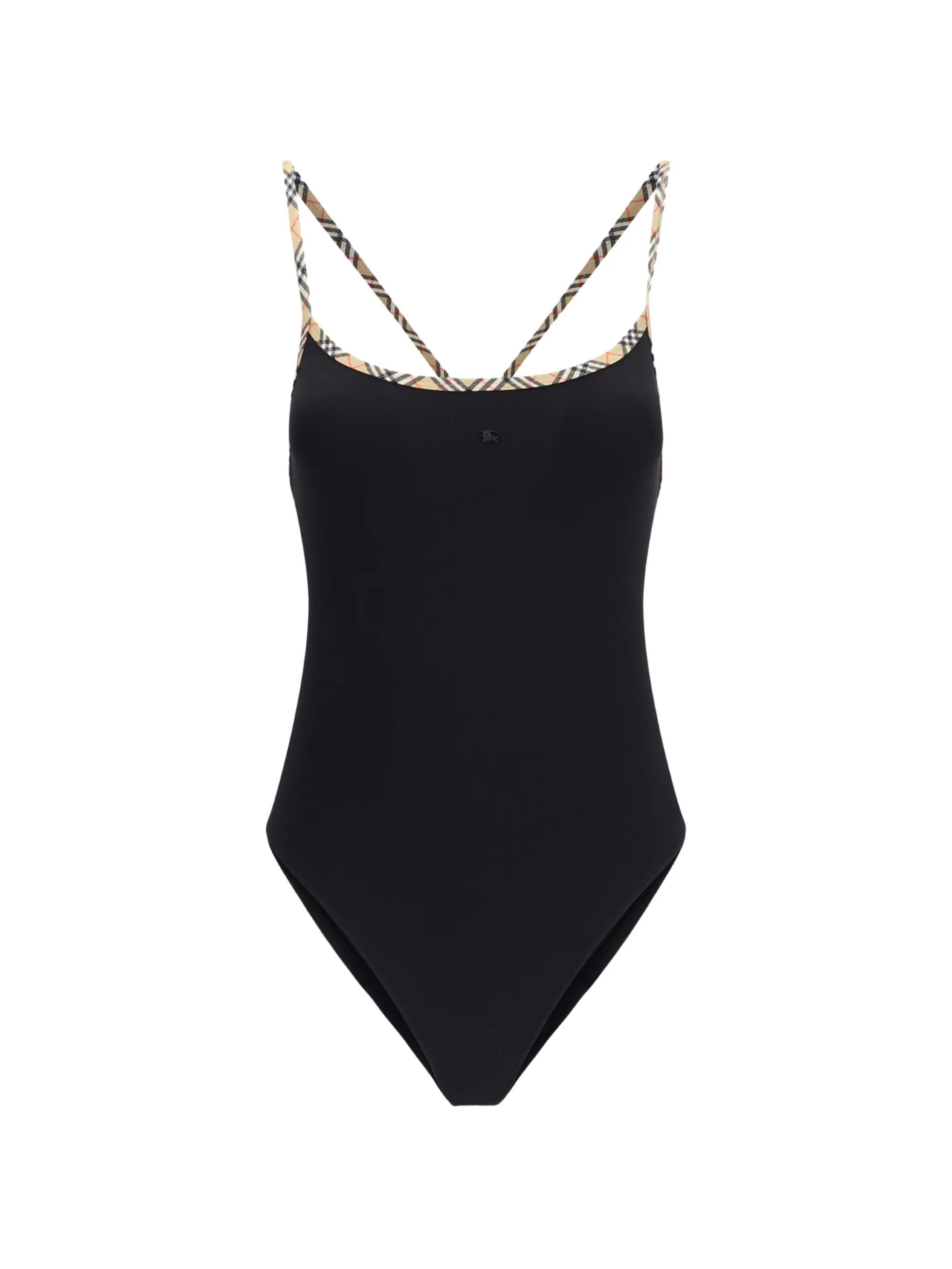 Burberry Check Trim Swimsuit