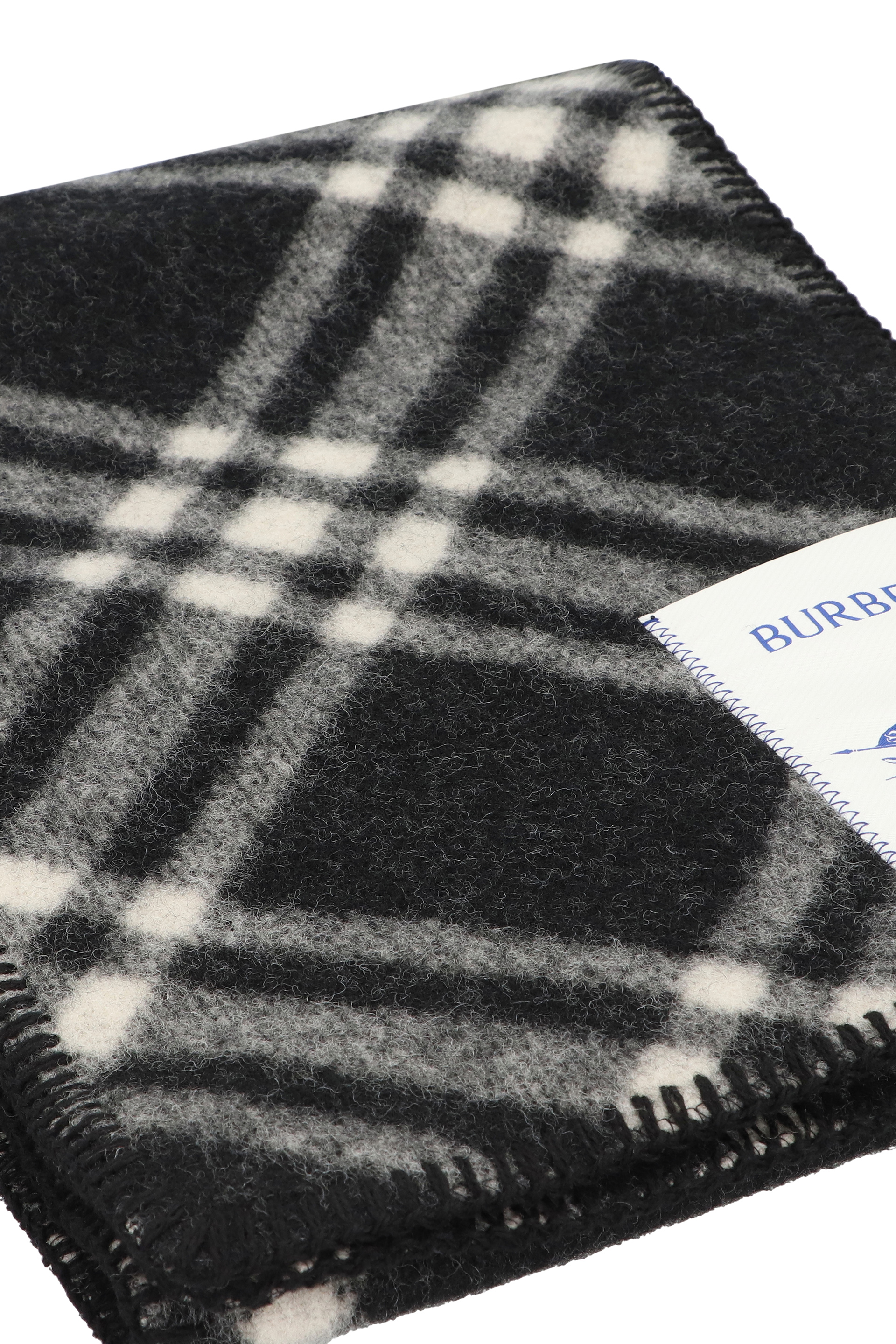 Burberry Check Wool Scarf
