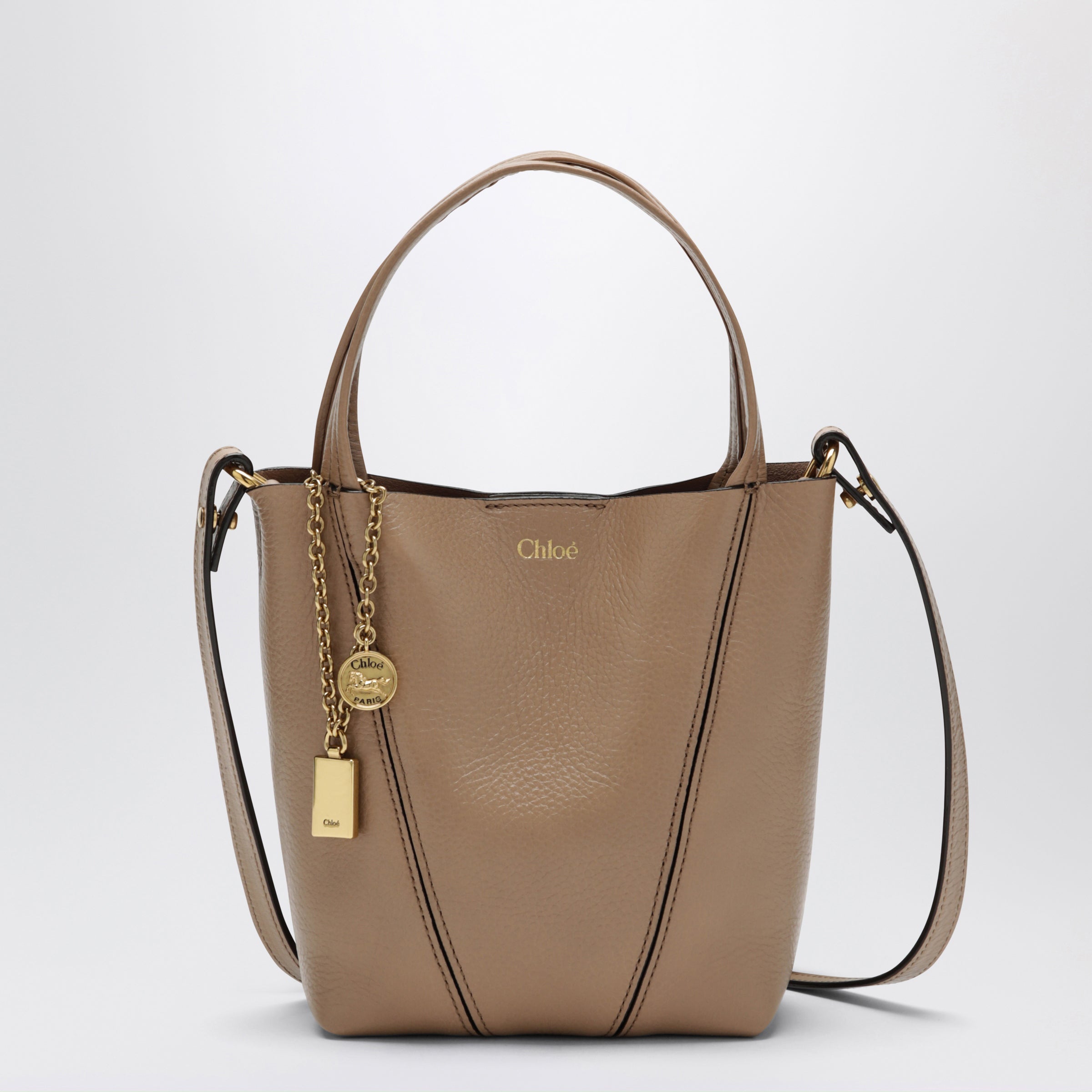 Chloé Spin Small Powder Pink Tote Bag