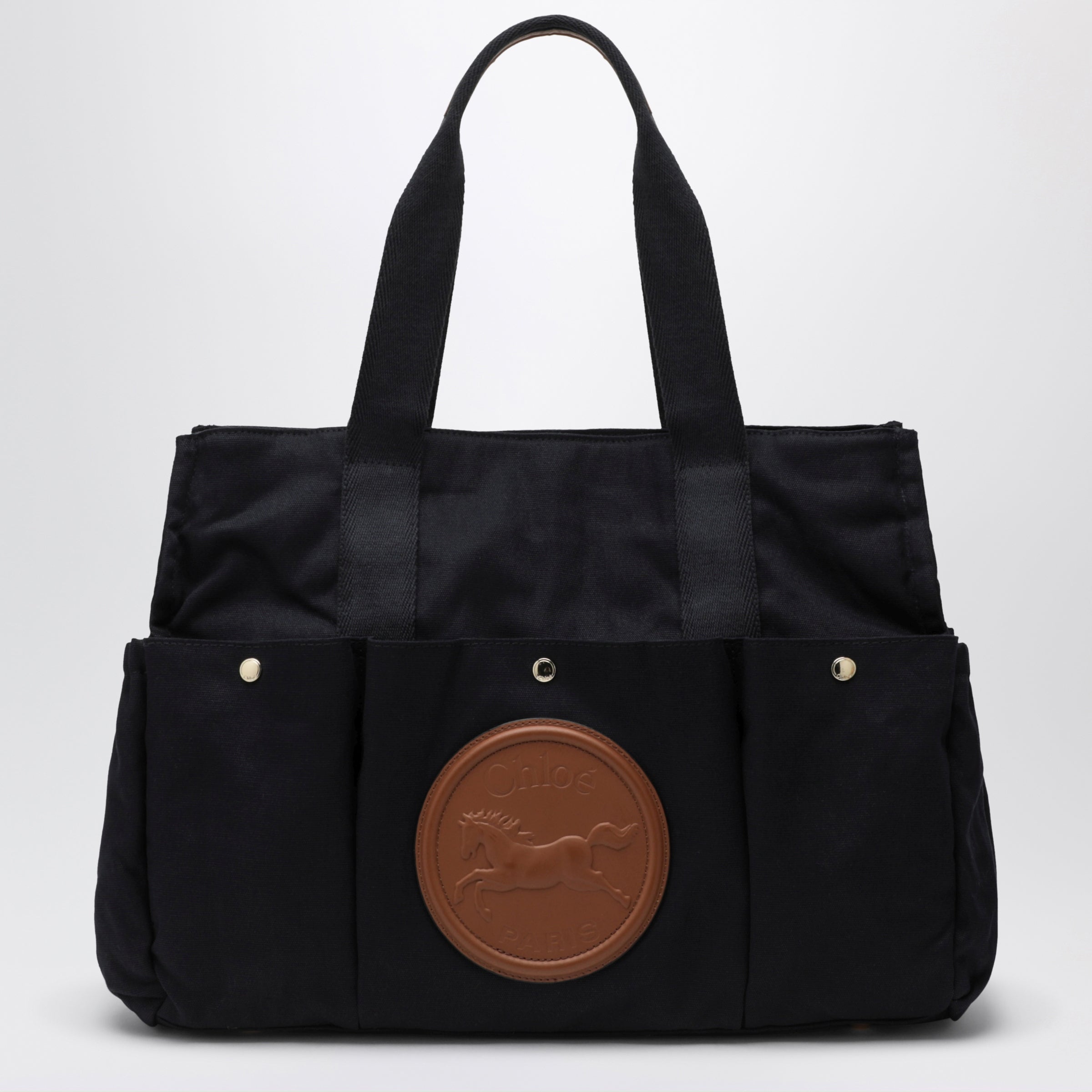 Chloé Navy Cotton Changing Bag