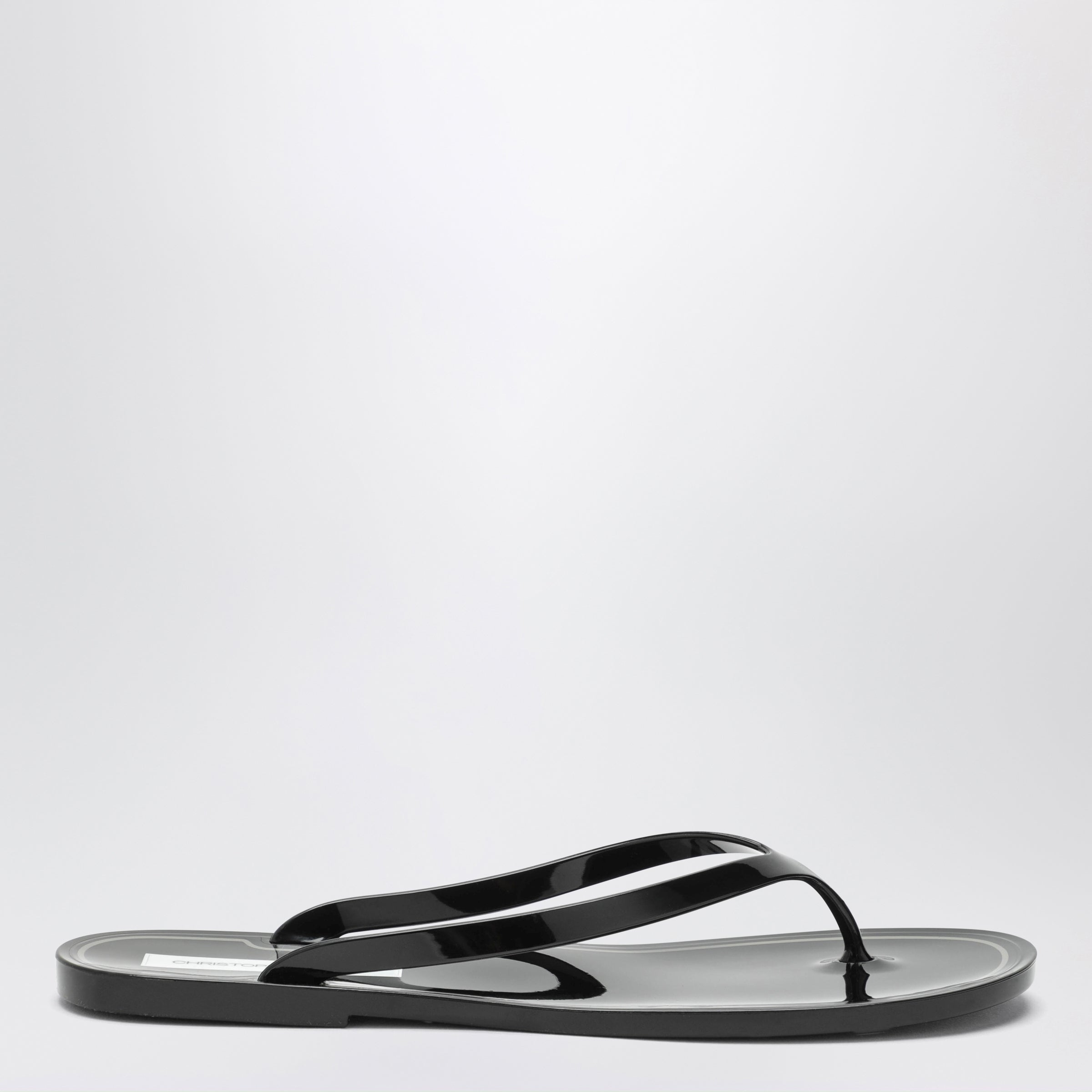 Christopher Esber Jo Thong Sandals, Transparent/Black
