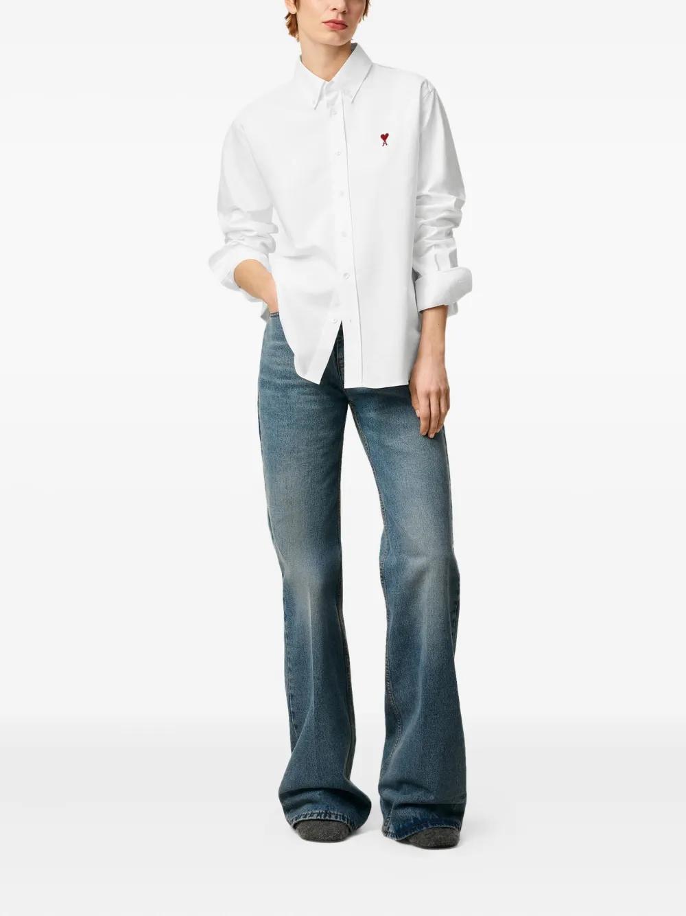 Ami paris Classic Shirt Button Down Collar With Em