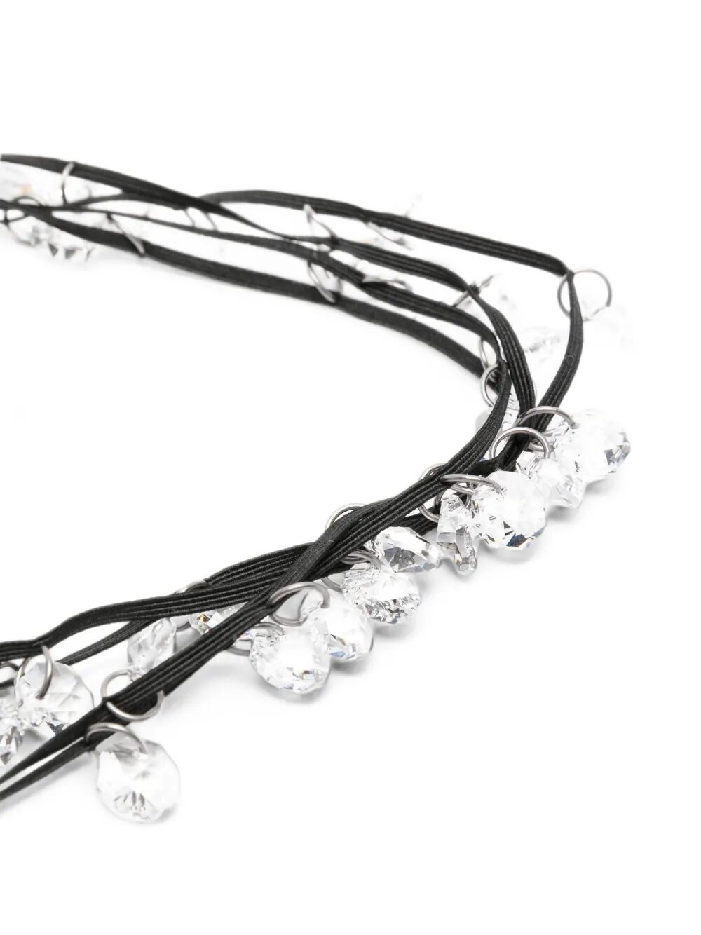 Maria Calderara Clear Crystal Long Necklaces