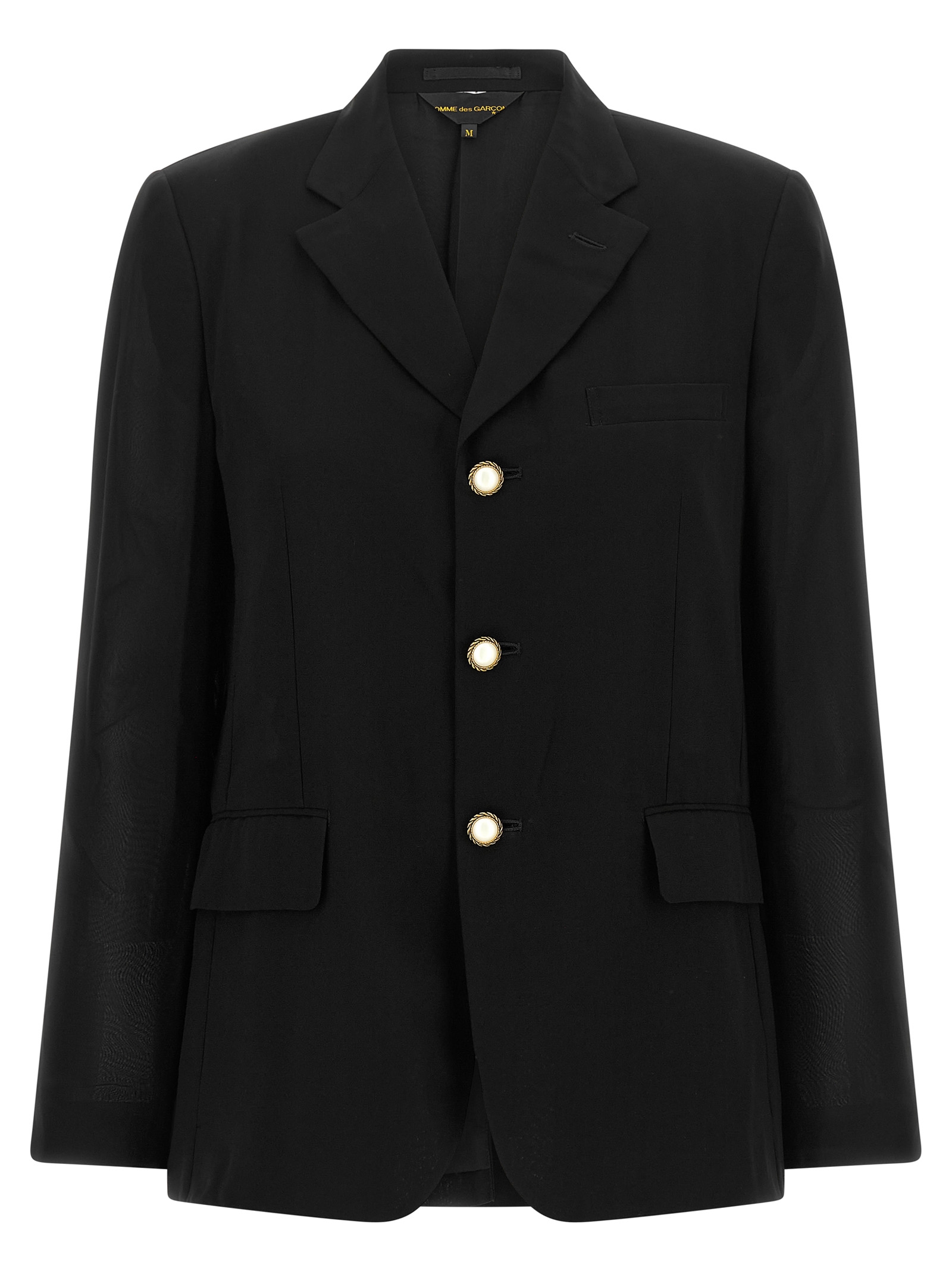 Comme Des Garçons Jewel Buttons Blazer
