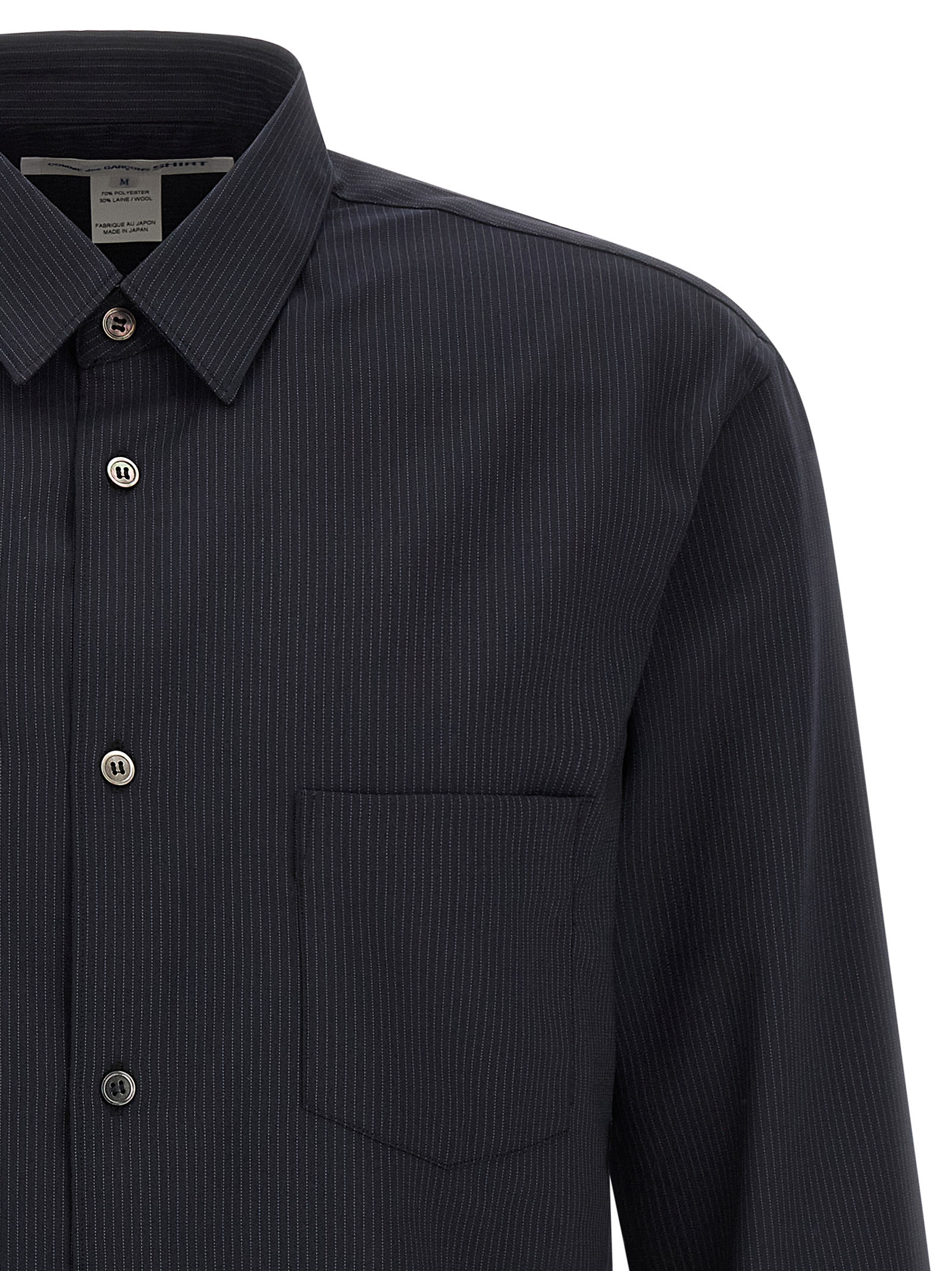 Comme Des Garçons Comme Des Garcons Shirt Pinstriped Shirt